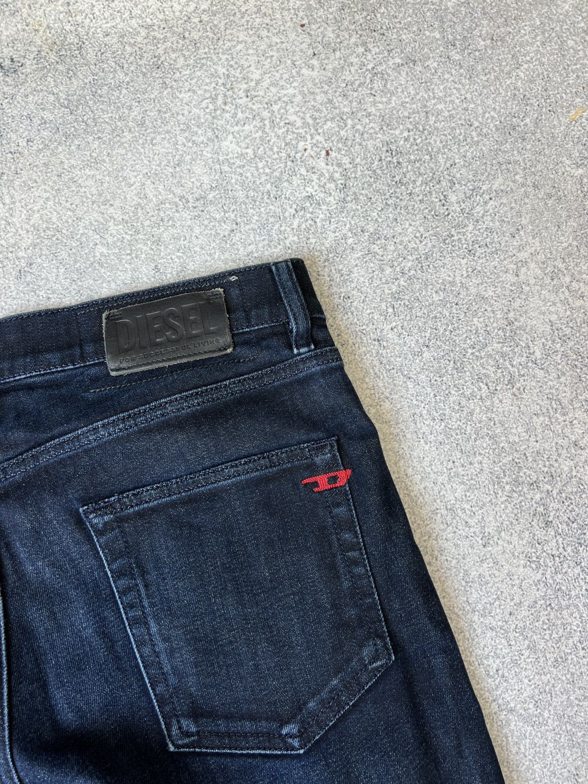 Diesel × Vintage Vintage Diesel D-Strukt Archival Denim Pants Size US 32 / EU 48 - 12 Thumbnail