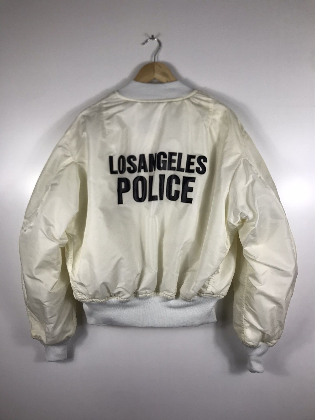 Vintage ⚡️Vintage Ma-1 Hope Mfg Los Angeles Police Bomber Jacket Size US XL / EU 56 / 4 - 1 Thumbnail