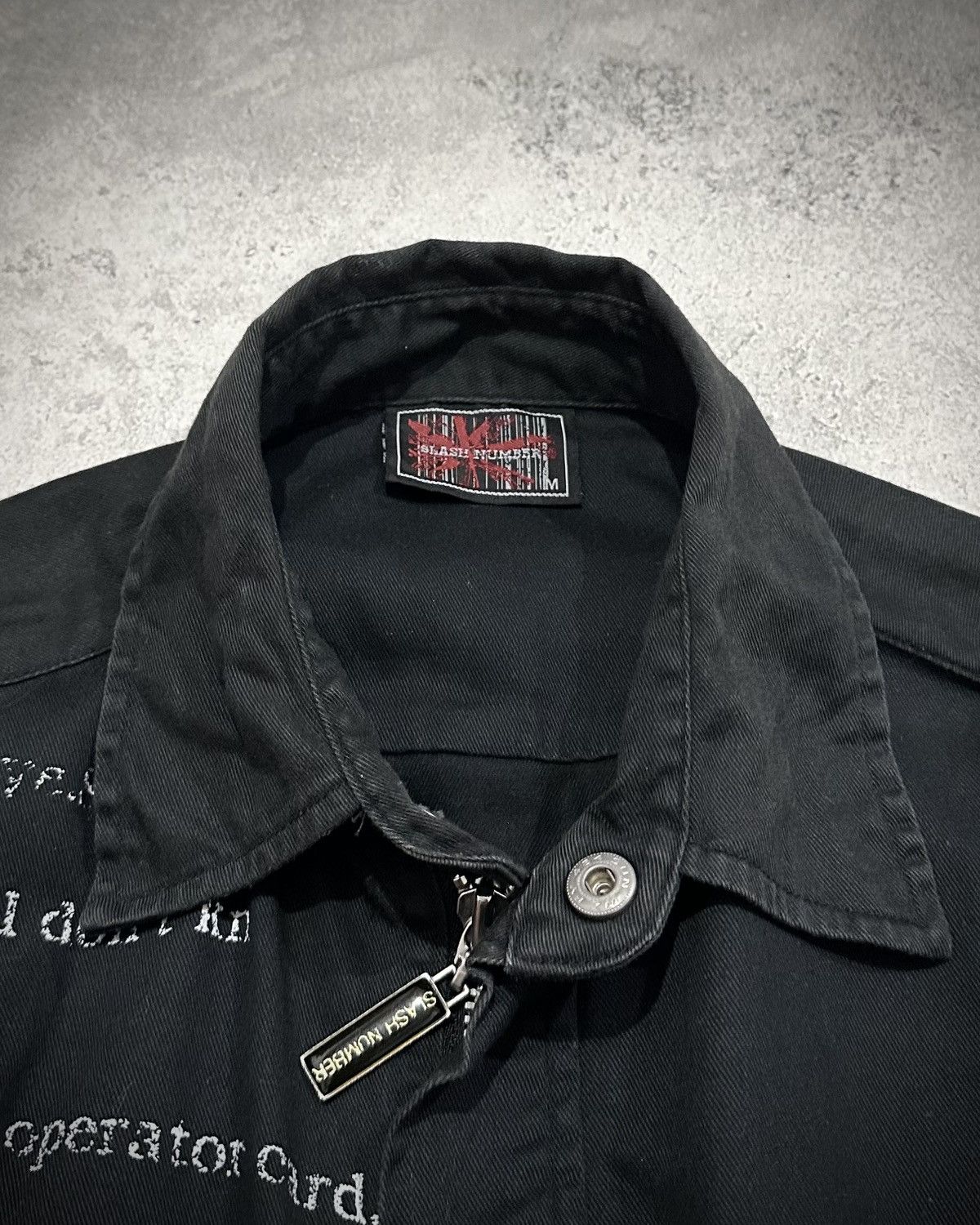 Seditionaries Slash Number Zipper Shirt Seditionaries Style Size US M / EU 48-50 / 2 - 5 Thumbnail