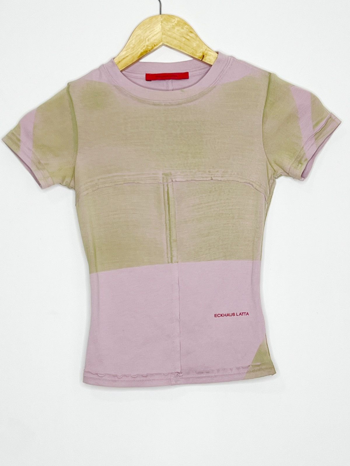 Eckhaus Latta Lapped Baby Tee