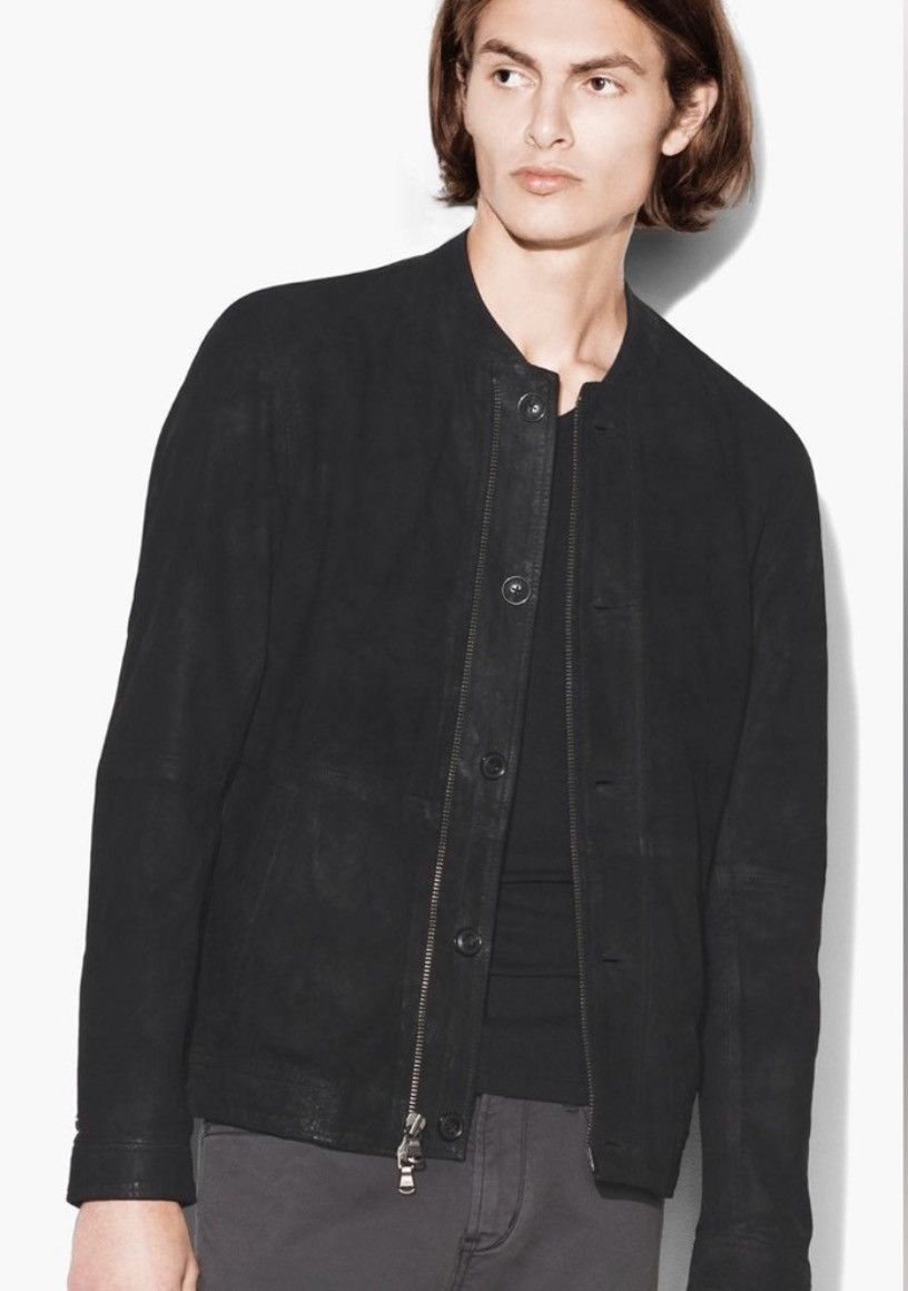 John Varvatos Suede Bomber Jacket. Size XL Size US XL / EU 56 / 4 - 1 Thumbnail
