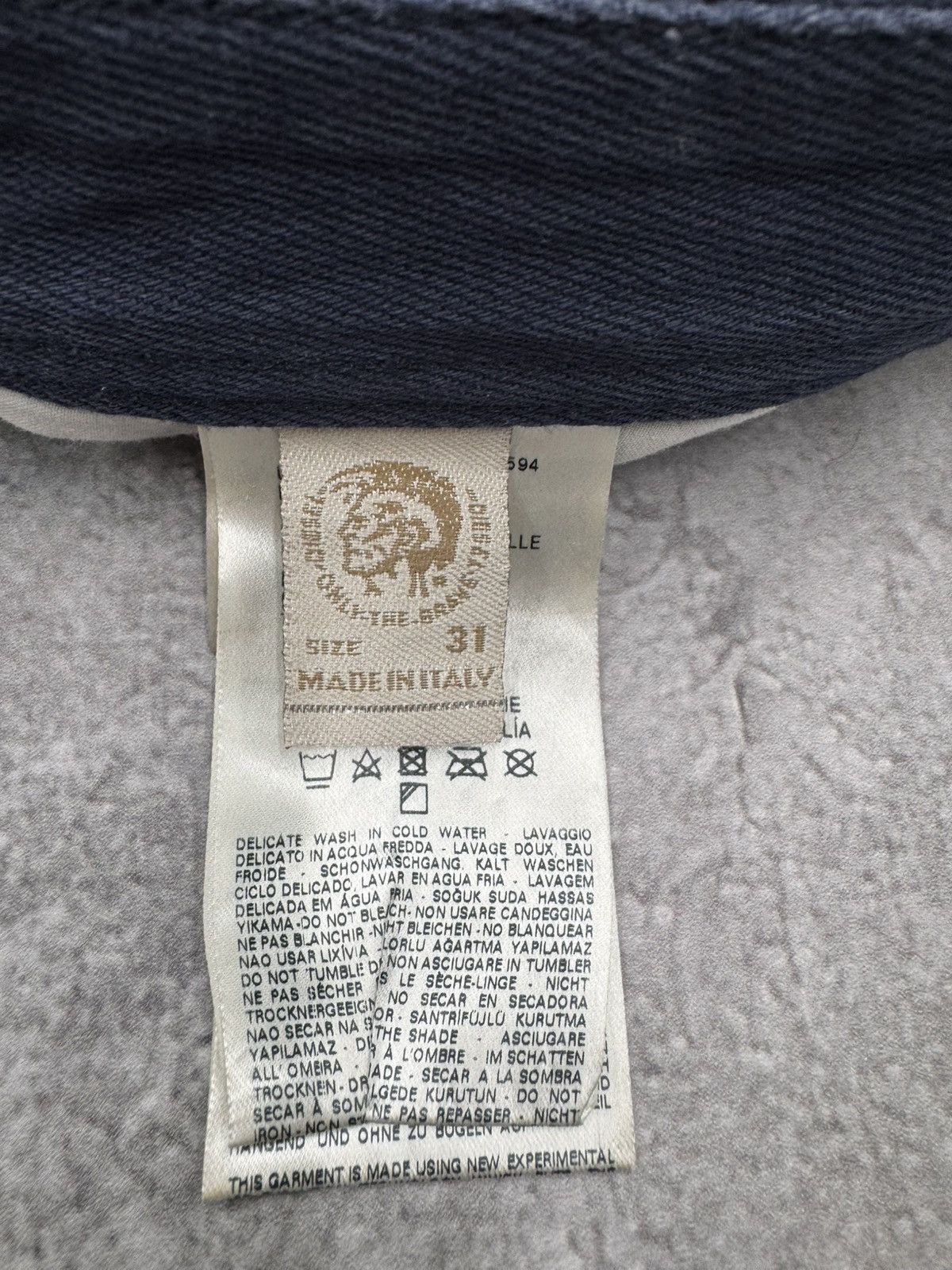 Diesel Diesel Men Vintage Darron Slim Tapered Dark Blue Size W31 Size US 31 - 10 Thumbnail