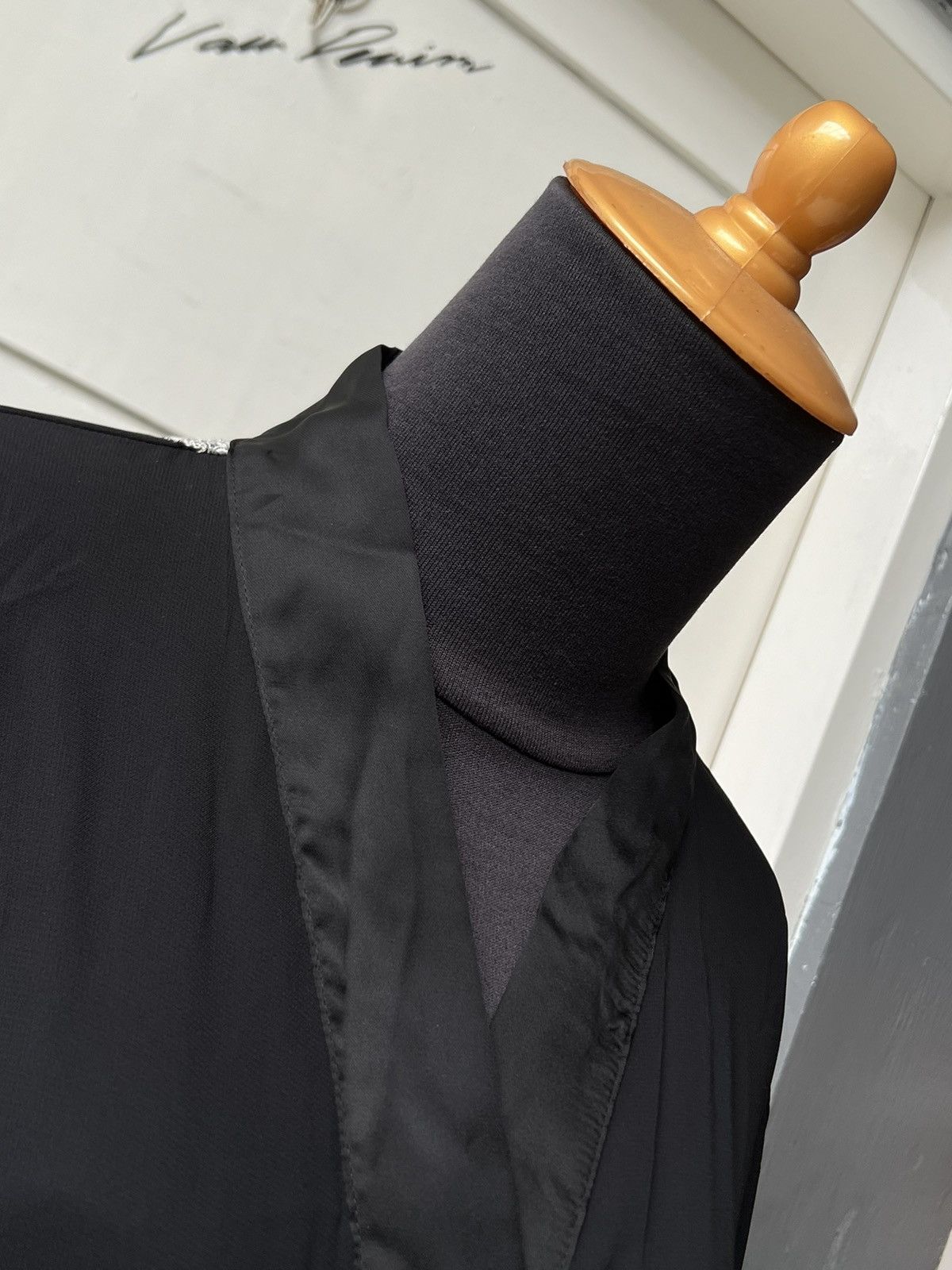 Other VERA WANG For Fidelia Black Mesh Kimono Size US M / EU 48-50 / 2 - 5 Thumbnail