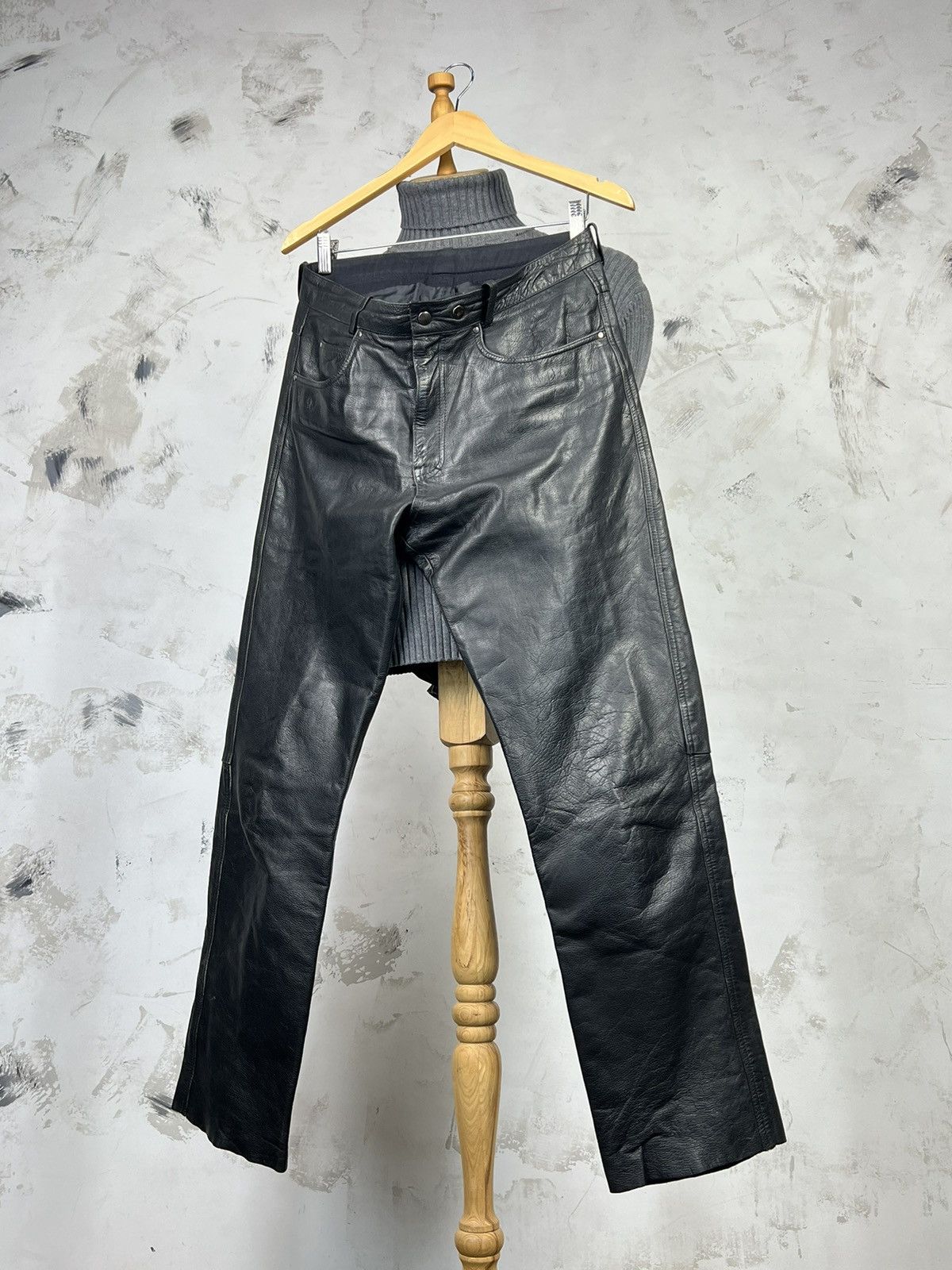 Vintage Vintage Held Leather Pants Riding Trousers Size M - L Size US 32 / EU 48 - 6 Thumbnail