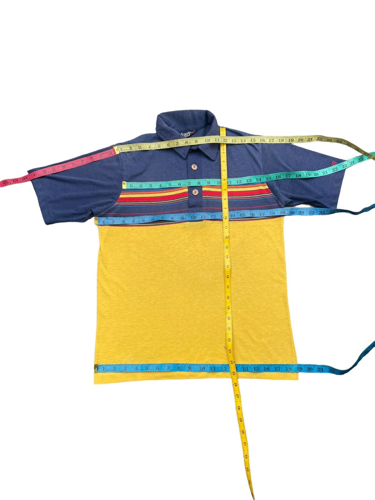 Levi's × Vintage Vintage Levis Polo Tshirt Size US M / EU 48-50 / 2 - 16 Thumbnail