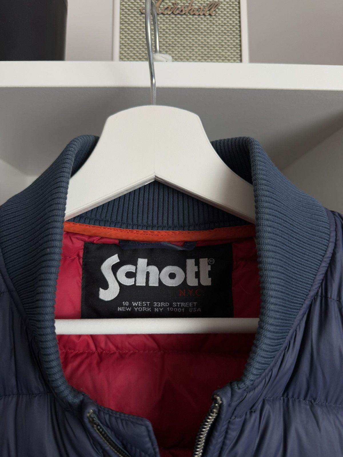 Schott Schott navy down puffer jacket S designer army military usa Size US S / EU 44-46 / 1 - 5 Thumbnail