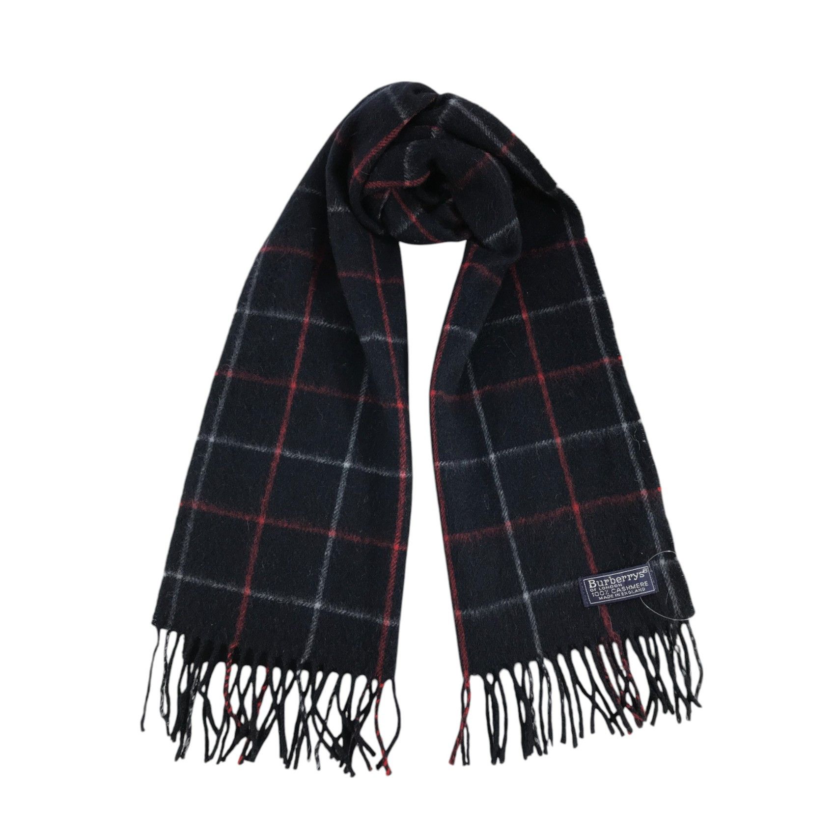 Burberry × Vintage Burberry Scarf / Muffler / Neckwear - WW1274 Size ONE SIZE - 1 Thumbnail