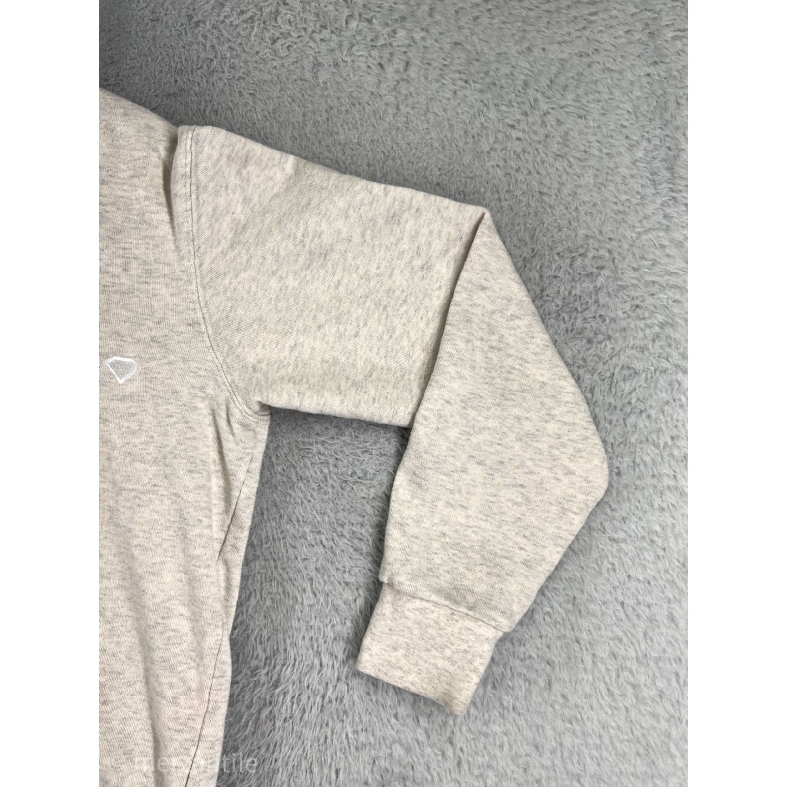 Diamond Supply Co. Diamond Supply Hoodie Mens M Beige Crew Neck Zip Hooded Pockets Cotton Blend Jersey Logo All Seasons Fall Spring Summer Winter Size US M / EU 48-50 / 2 - 5 Thumbnail