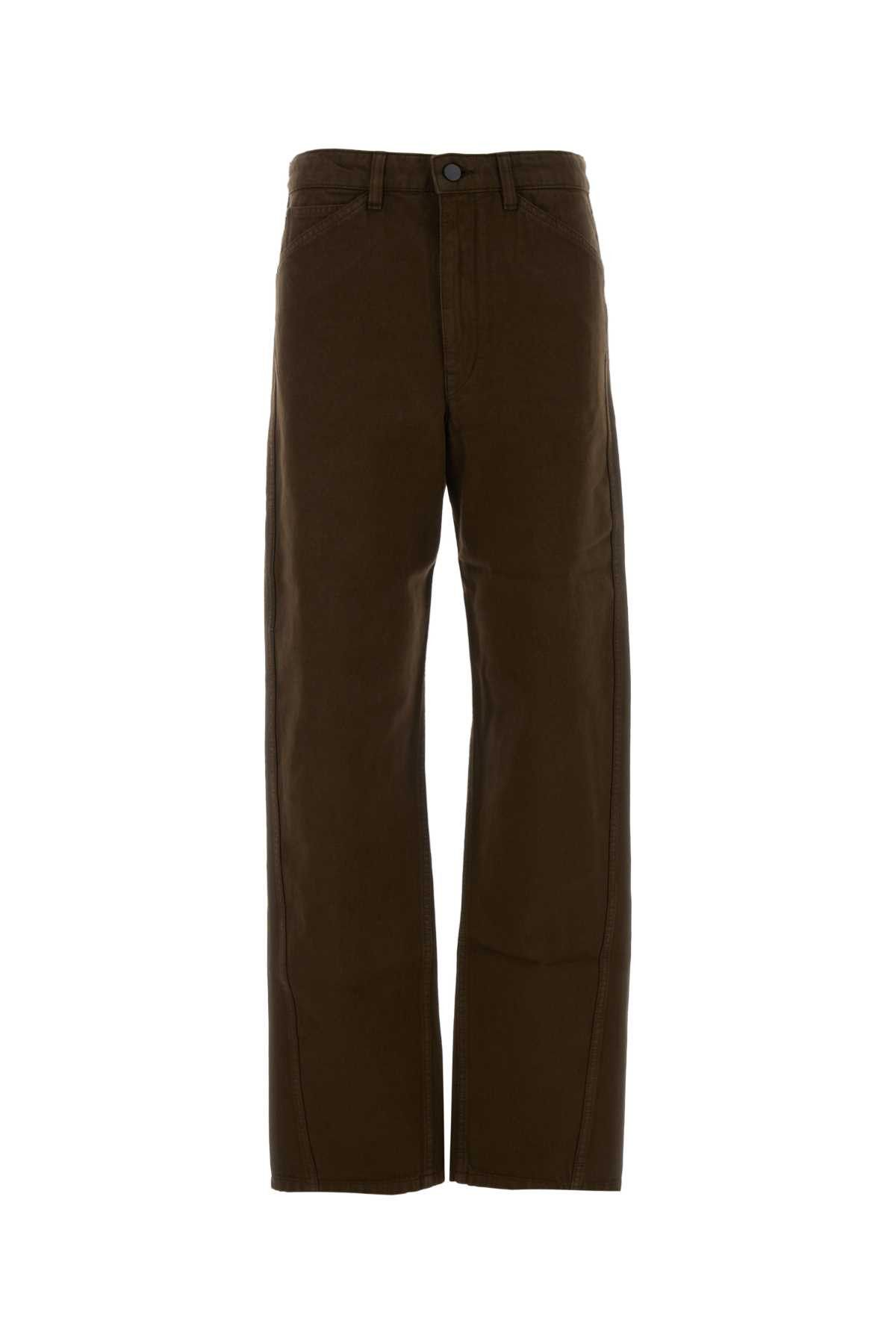 Lemaire Brown Denim Jeans Size 25" / US 0 / IT 36 - 1 Thumbnail
