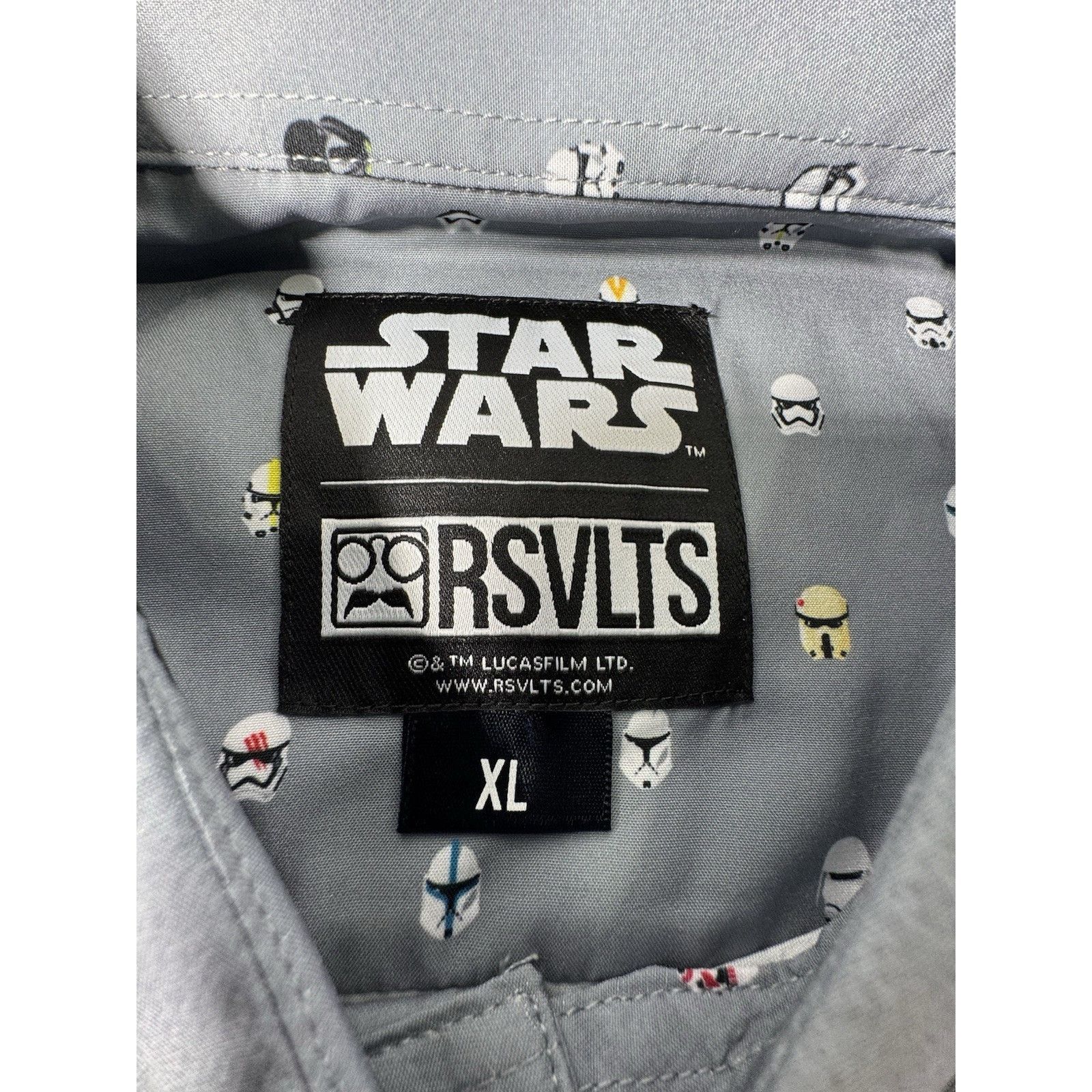 Star Wars RSVLTS Star Wars Lil Troopers Shirt Men’s XL Gray NWT Size US XL / EU 56 / 4 - 6 Thumbnail