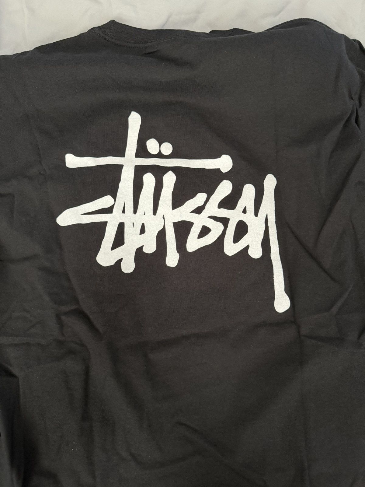 Stussy STUSSY BASIC LOGO LONG SLEEVE IN BLACK SIZE LARGE (NEW) Size US L / EU 52-54 / 3 - 9 Thumbnail
