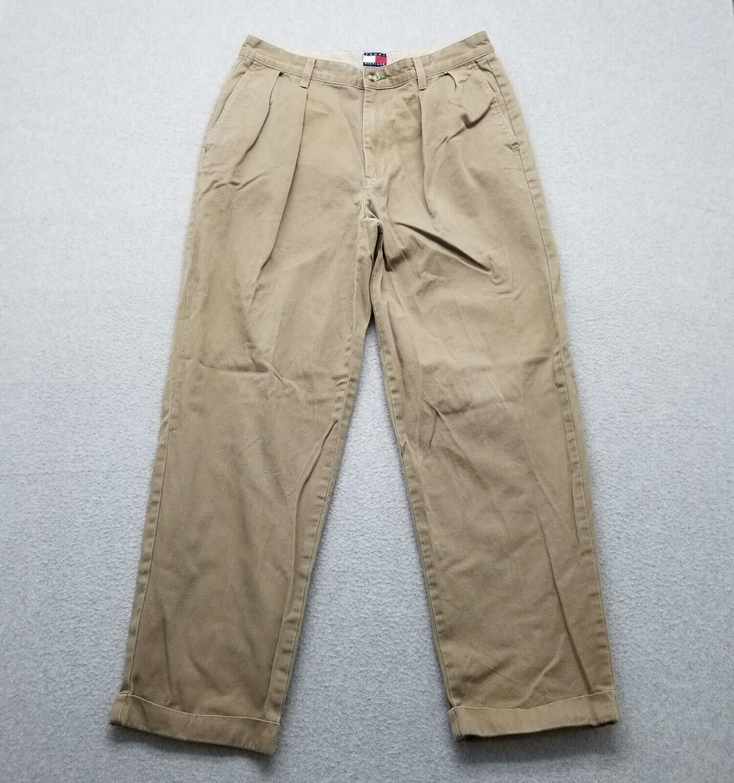Tommy Hilfiger Tommy Hilfiger Pants Mens 34x32 Khakis Cotton Straight Size US 34 / EU 50 - 1 Thumbnail