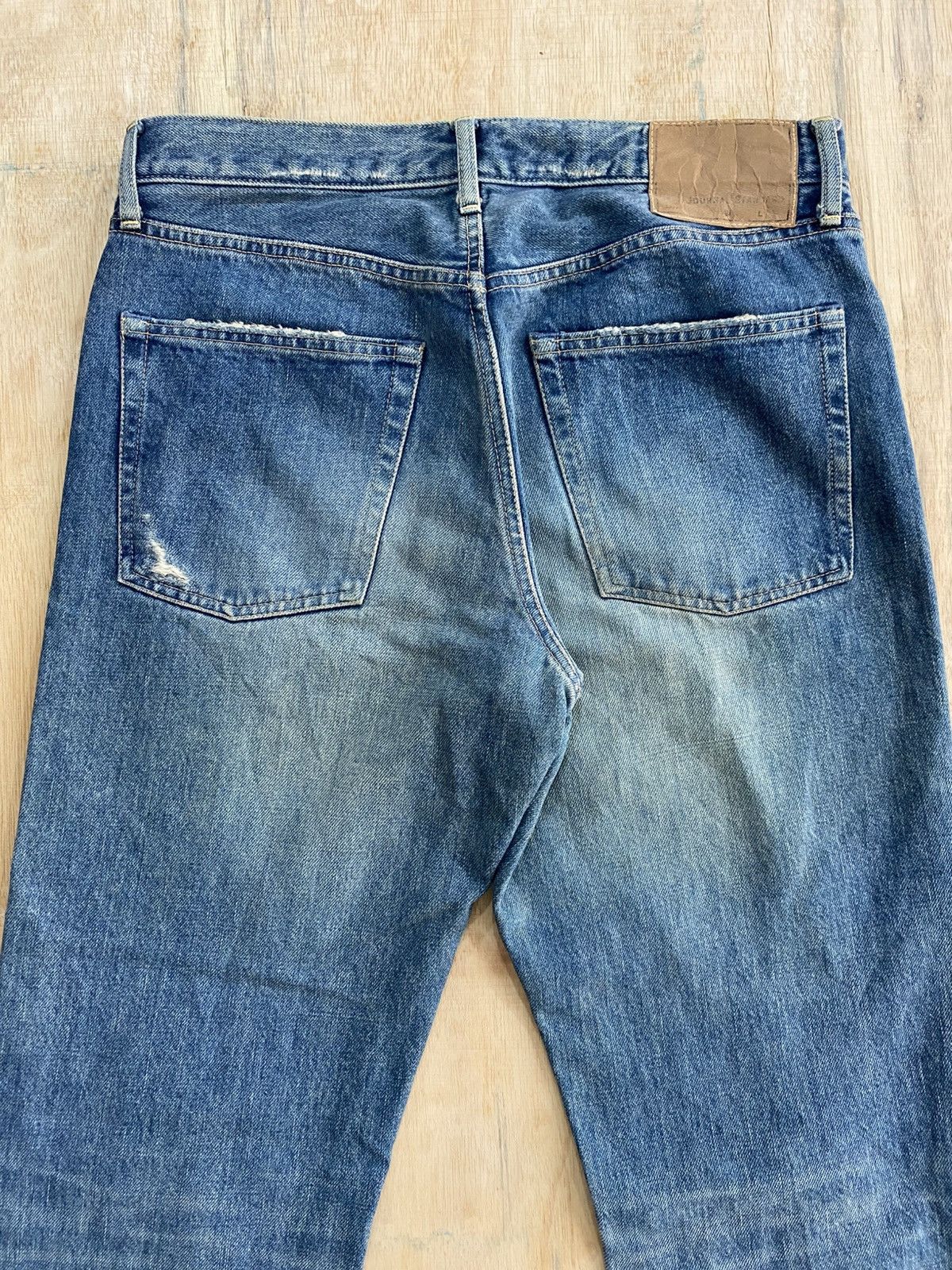 Journal Standard Journal Standard Indigo Distressed Jeans Size US 31 - 4 Thumbnail