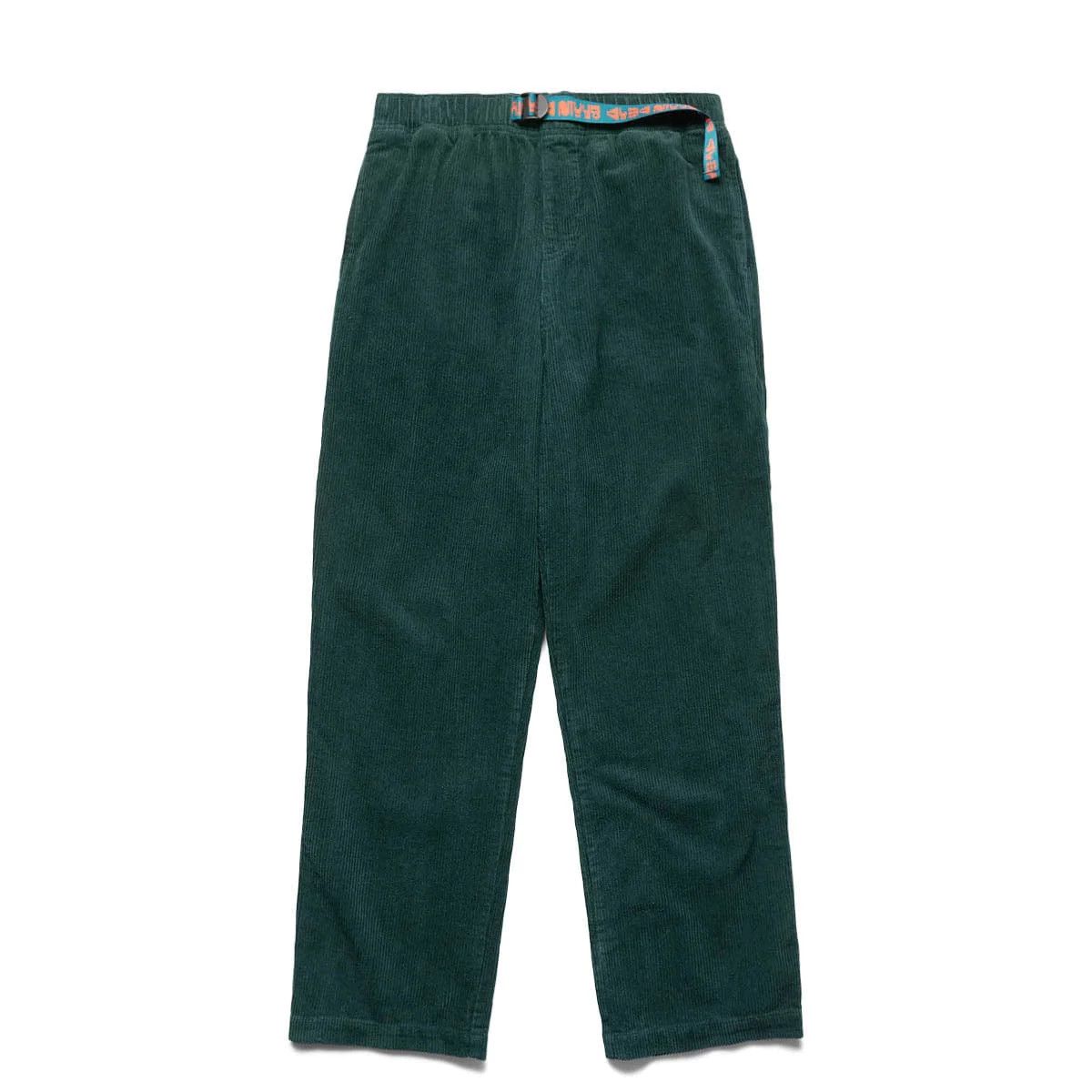 Image of Brain Dead Men's Belted Corduroy Climber Pants - Small in Green (Size 30)