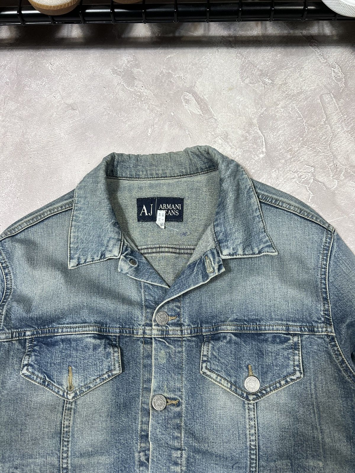 Armani Vintage Armani Jeans Indigo Denim Jacket Size XL / US 12-14 / IT 48-50 - 4 Thumbnail