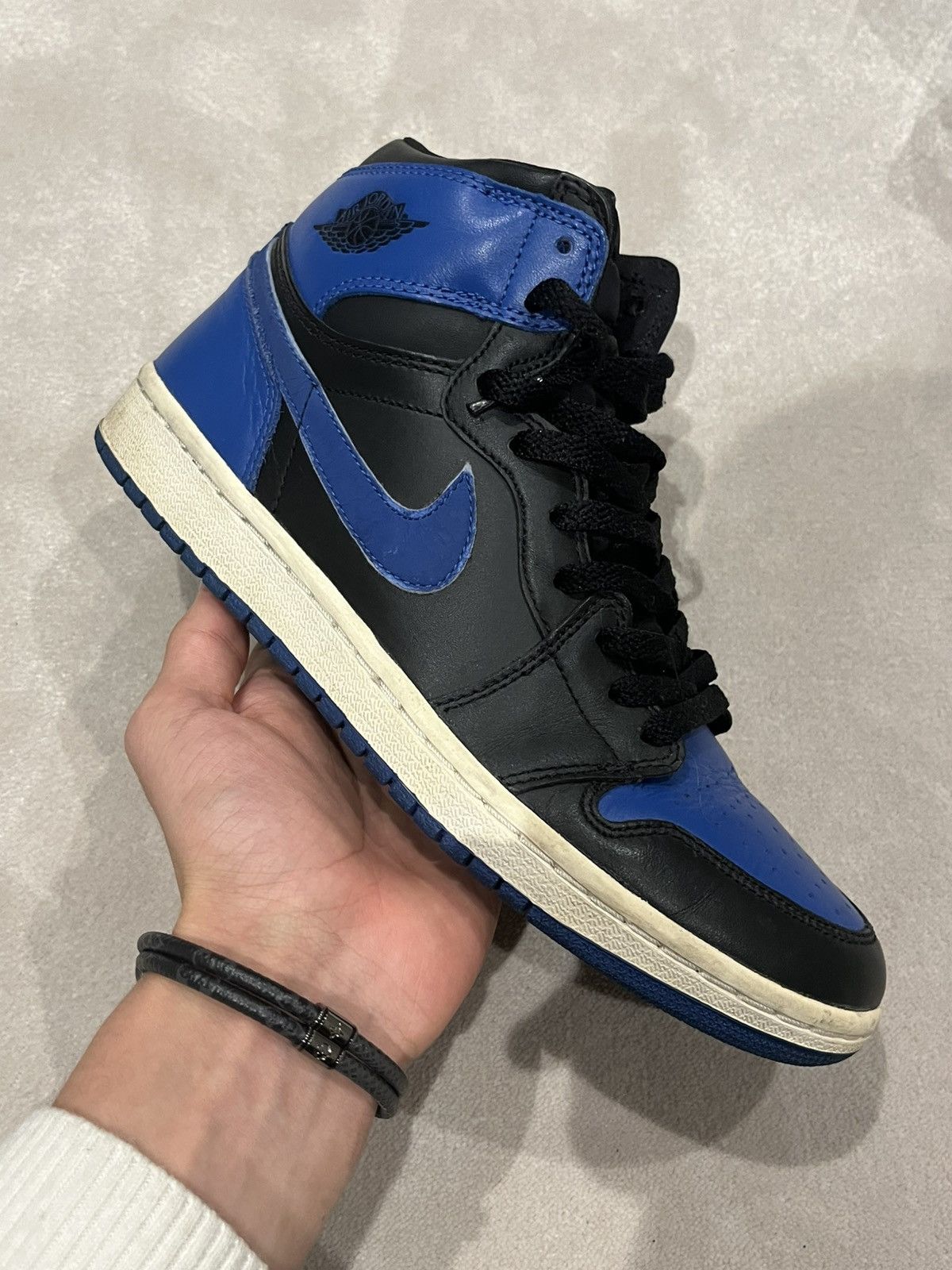 Nike RARE Jordan 1 “royal blue” 1/27000 release 2001 Size US 8.5 / EU 41-42 - 15 Thumbnail