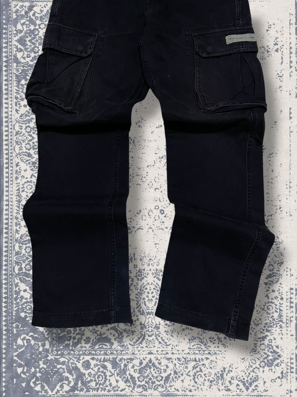Designer × Polo Ralph Lauren × Vintage Vintage Designer Polo Raplh Laurent Distressed Cargo Pant Size US 29 - 3 Thumbnail