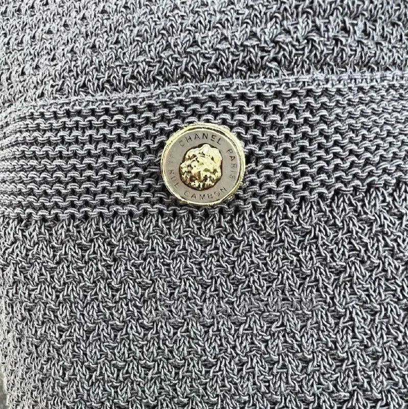 Chanel Chanel Blue Cotton Casual Pants for Women . Size 23" - 4 Thumbnail