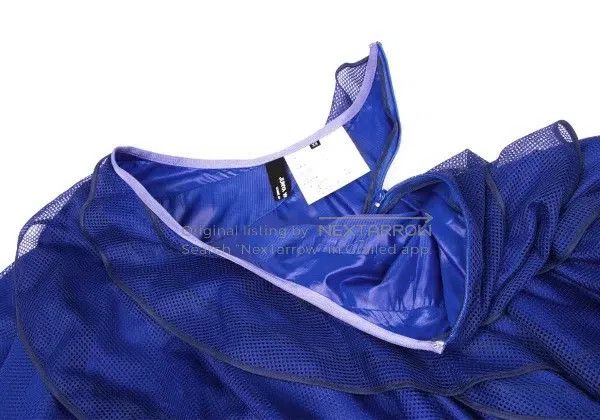 Comme des Garcons Comme Des Garcons size XS Blue Vintage Wave Design Skirt Size 23" - 6 Thumbnail