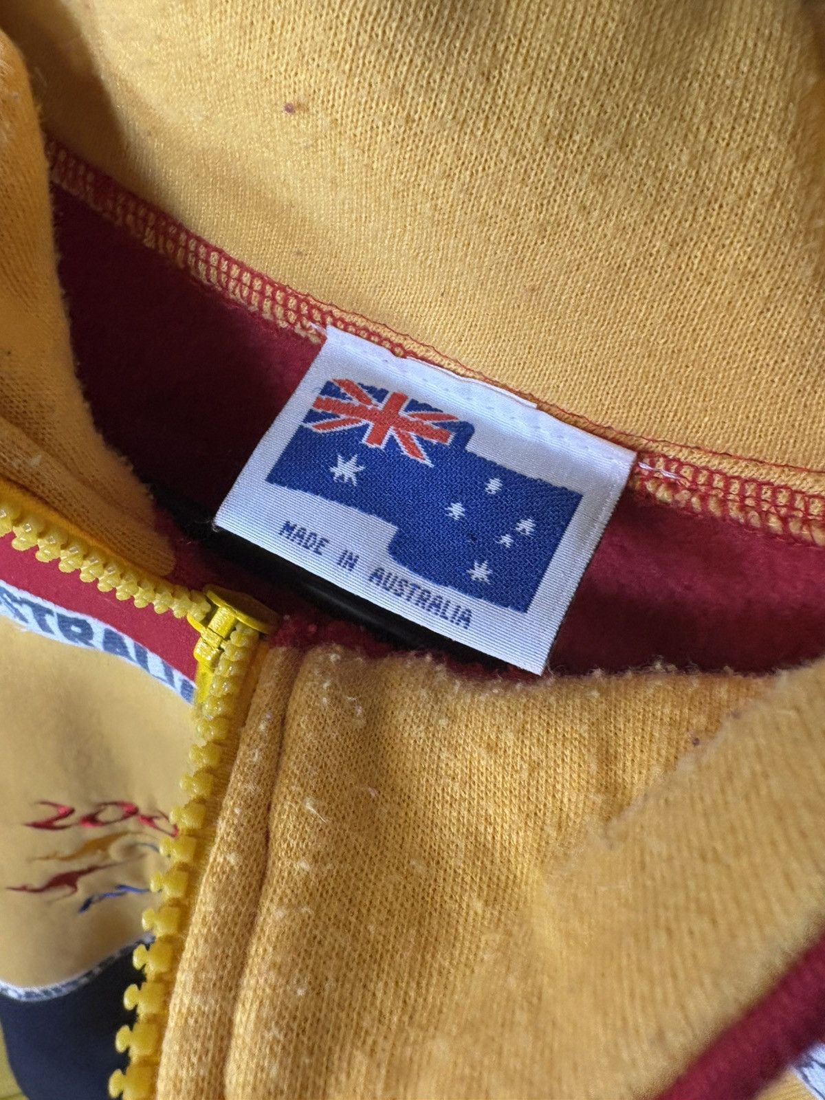 Man Made In Australia × Vintage 2000 Made in Australia Quarter Zip Sweatshirt Size US XXL / EU 58 / 5 - 3 Thumbnail