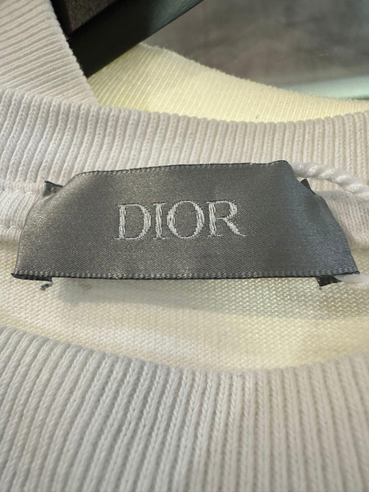 Dior Dior Mens x Jordan Air Wings White T-shirt Medium White Size US M / EU 48-50 / 2 - 6 Thumbnail