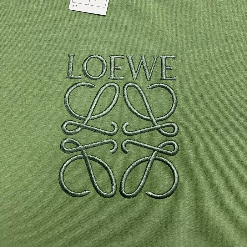 Loewe LOEWE Kaki green embroidered logo short sleeve Size XS / US 0-2 / IT 36-38 - 2 Thumbnail