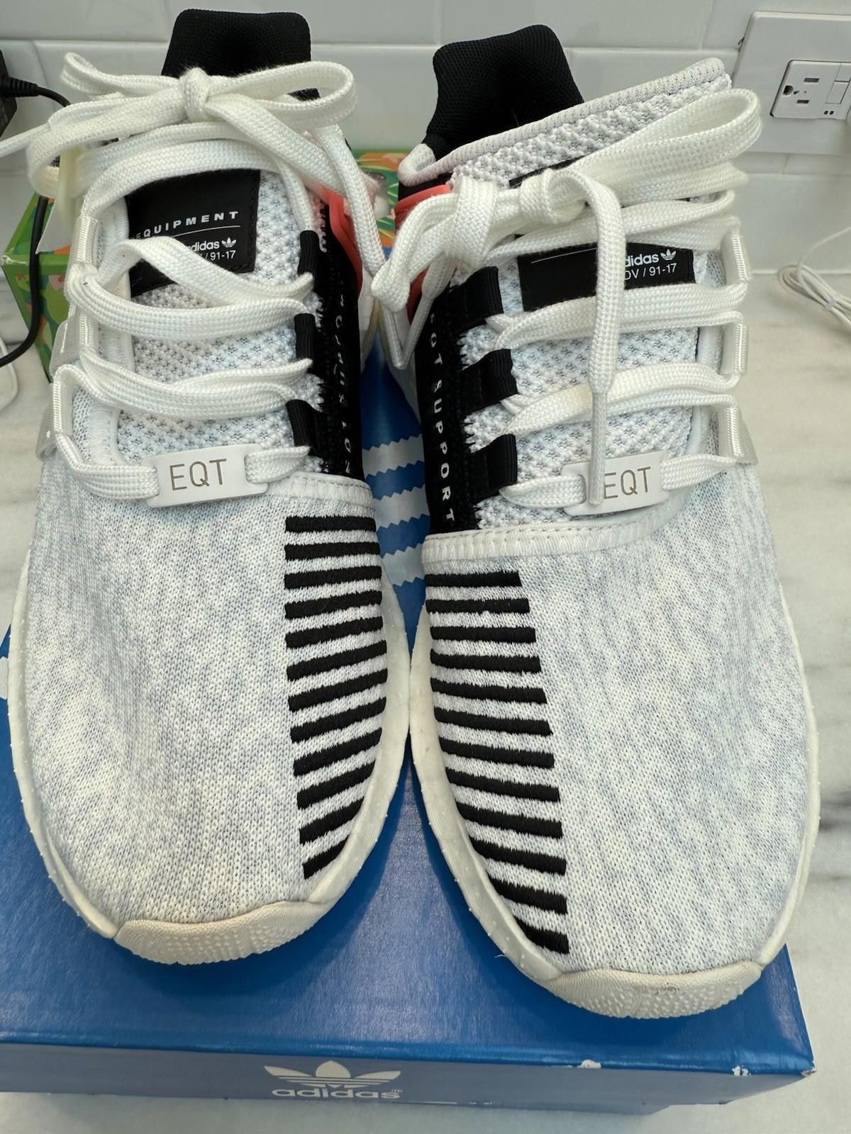Adidas Adidas EQT Support 93/17 White Turbo Red Men's Size 8 BA7473 Size US 8 / EU 41 - 5 Thumbnail