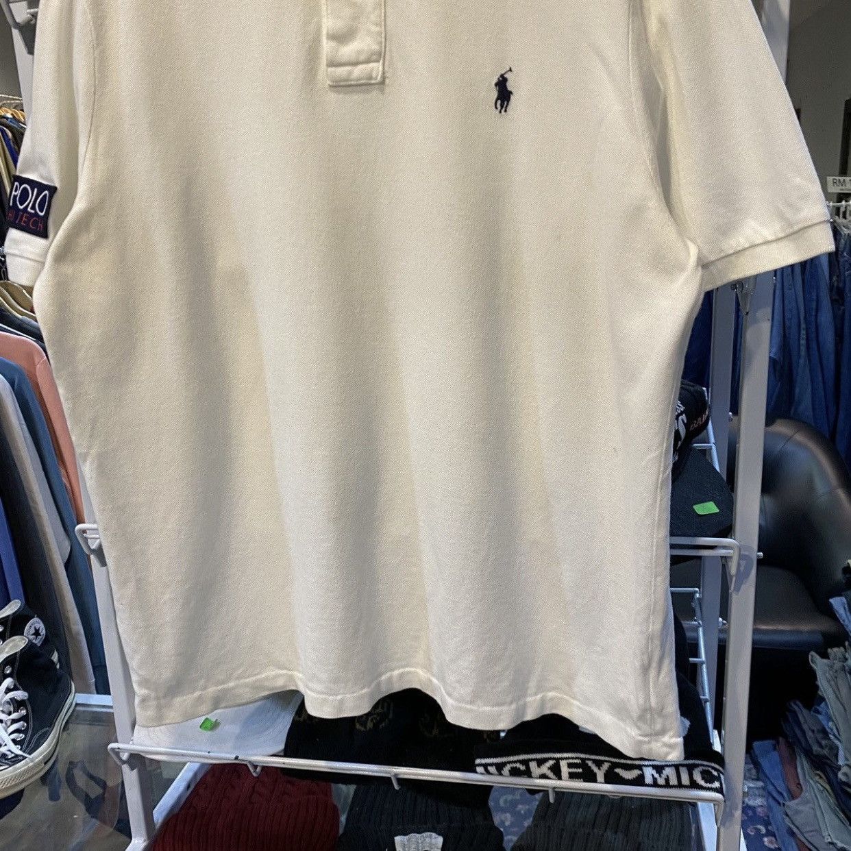 Polo Ralph Lauren Vintage 90s Polo Ralph Lauren POLO Hi Tech White Polo Shirt Size US L / EU 52-54 / 3 - 4 Thumbnail