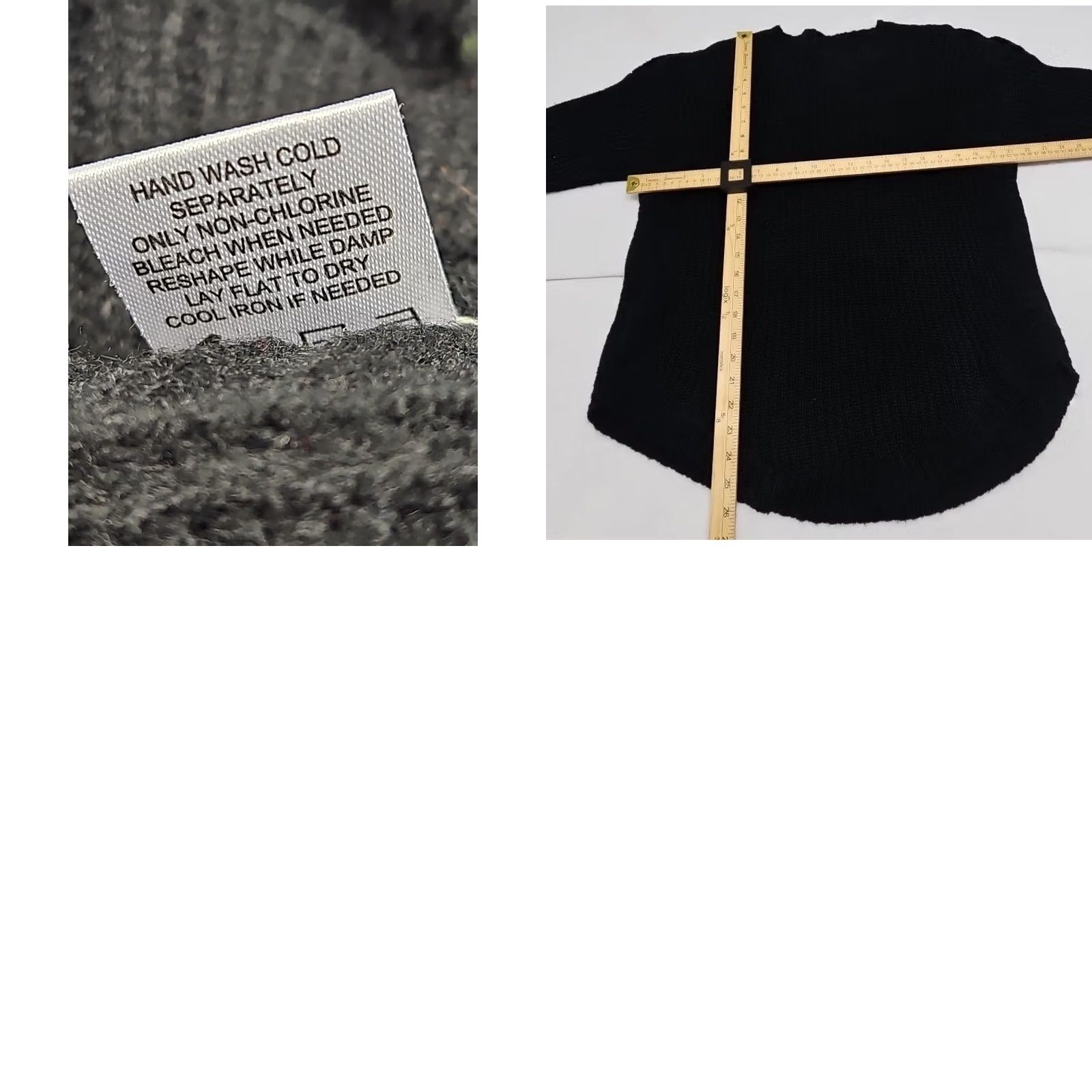 Vintage VINTAGE? No. Timeless Ribbed Knit Women’s XL Black Classic Pullover Sweater Button Shoulder Size XL / US 12-14 / IT 48-50 - 8 Thumbnail