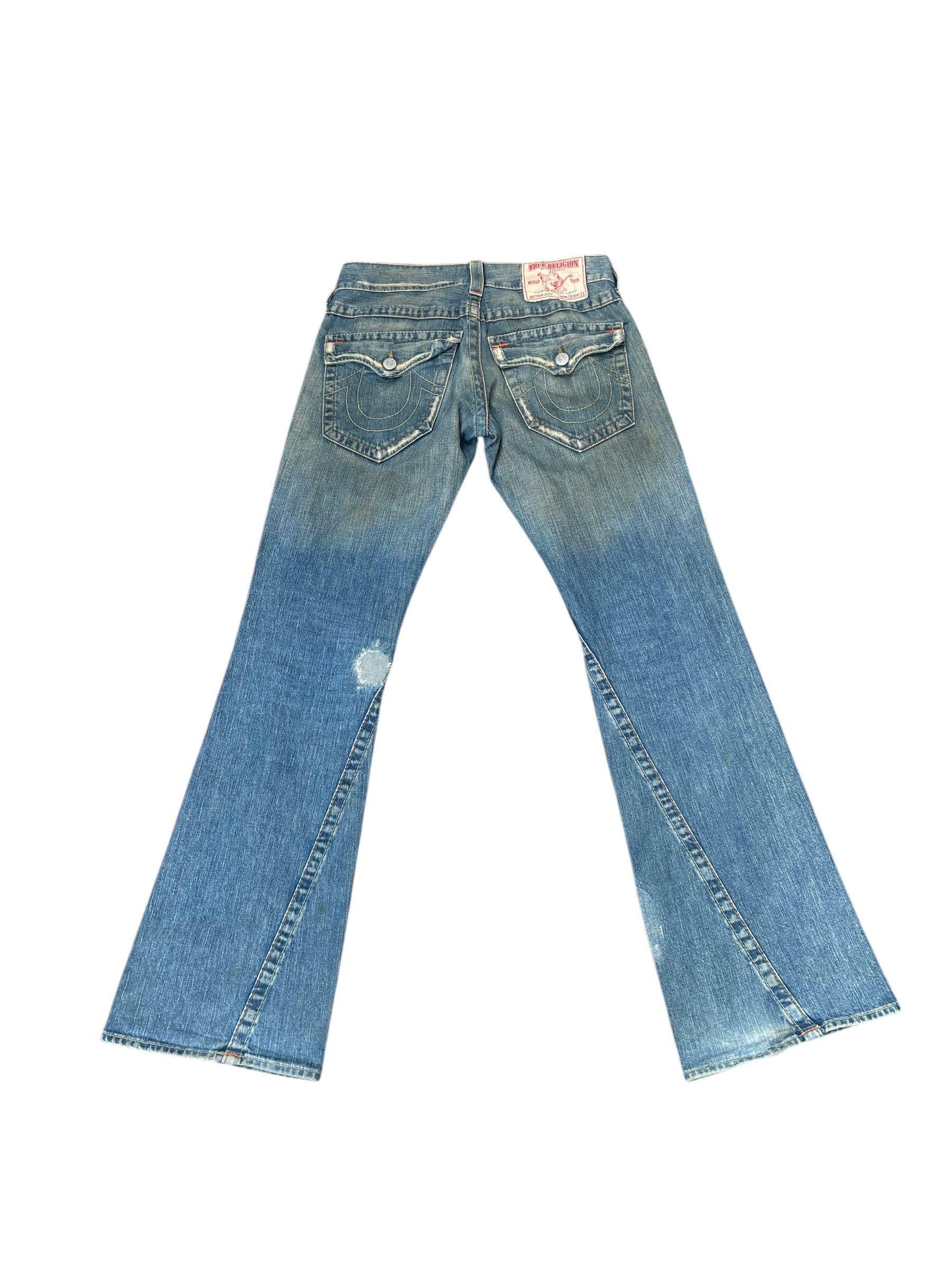 True Religion Vintage True Religion Distresed Size US 33 - 3 Thumbnail