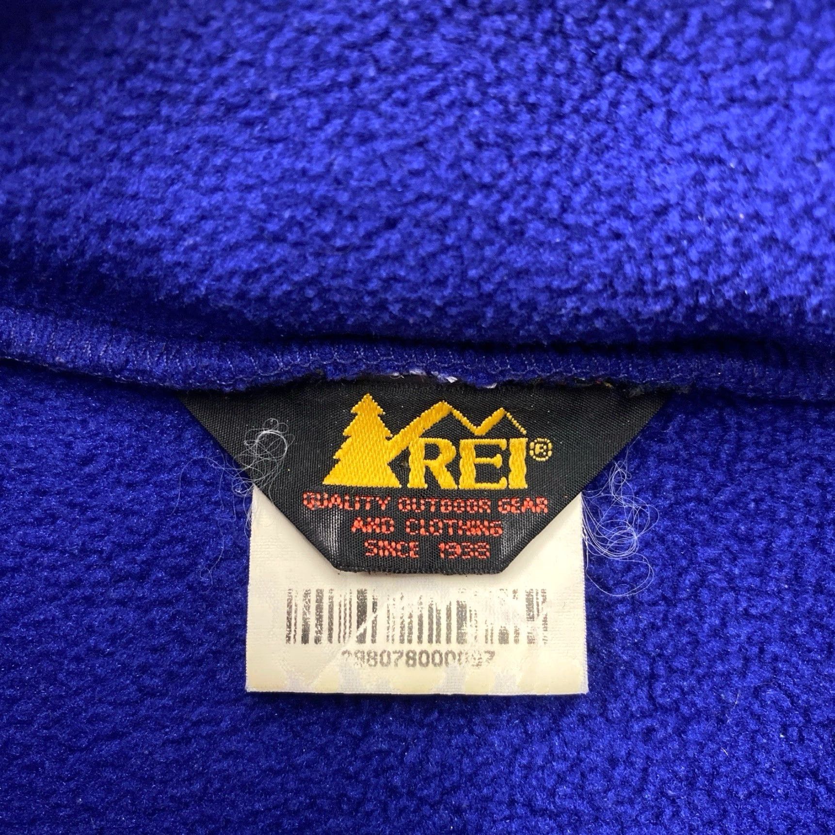 Vintage VINTAGE REI Sweatshirt Mens Medium Blue Fleece Lined Mock Neck Half Snap Outdoor Size US M / EU 48-50 / 2 - 2 Thumbnail