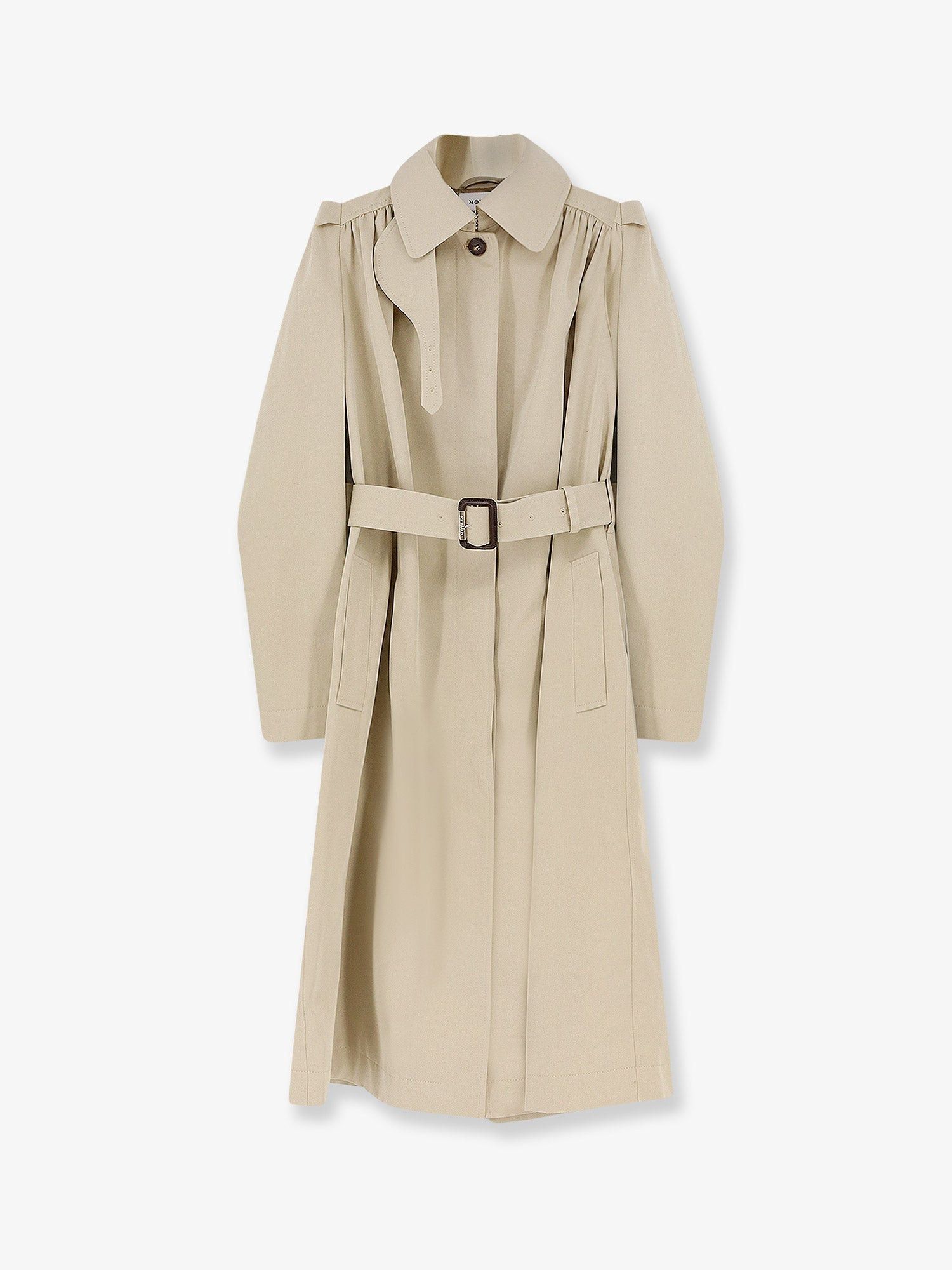 Alexander McQueen Cotton Trench With Puff Sleeves Size M / US 6-8 / IT 42-44 - 1 Thumbnail