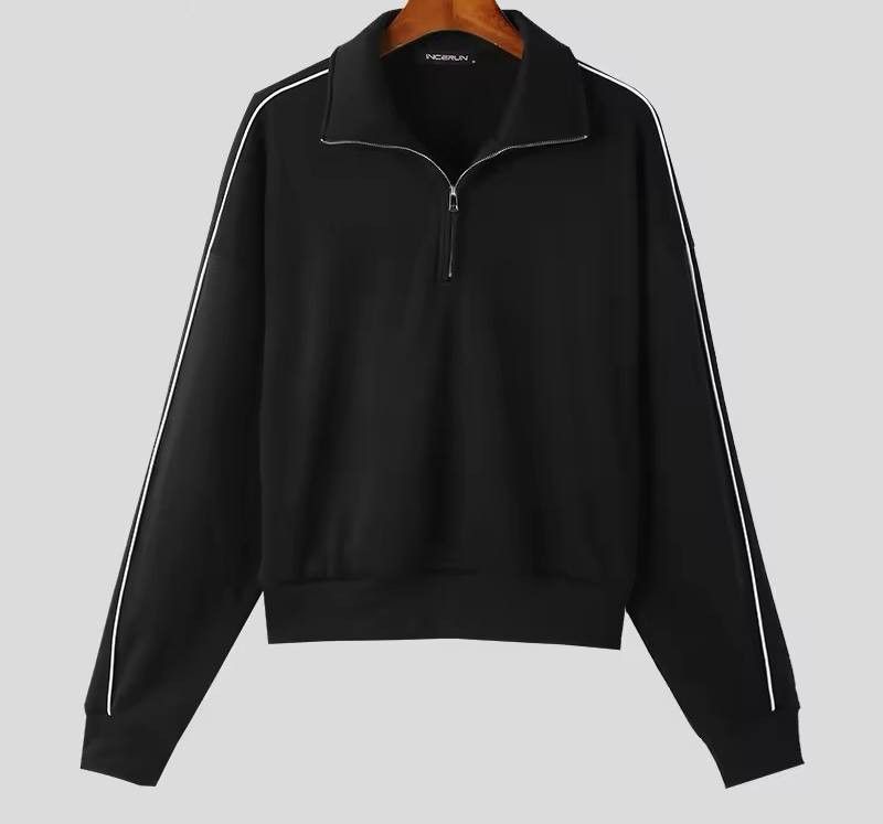 Japanese Brand × Vintage high-necked zip-up olympic shirt Size US M / EU 48-50 / 2 - 3 Thumbnail
