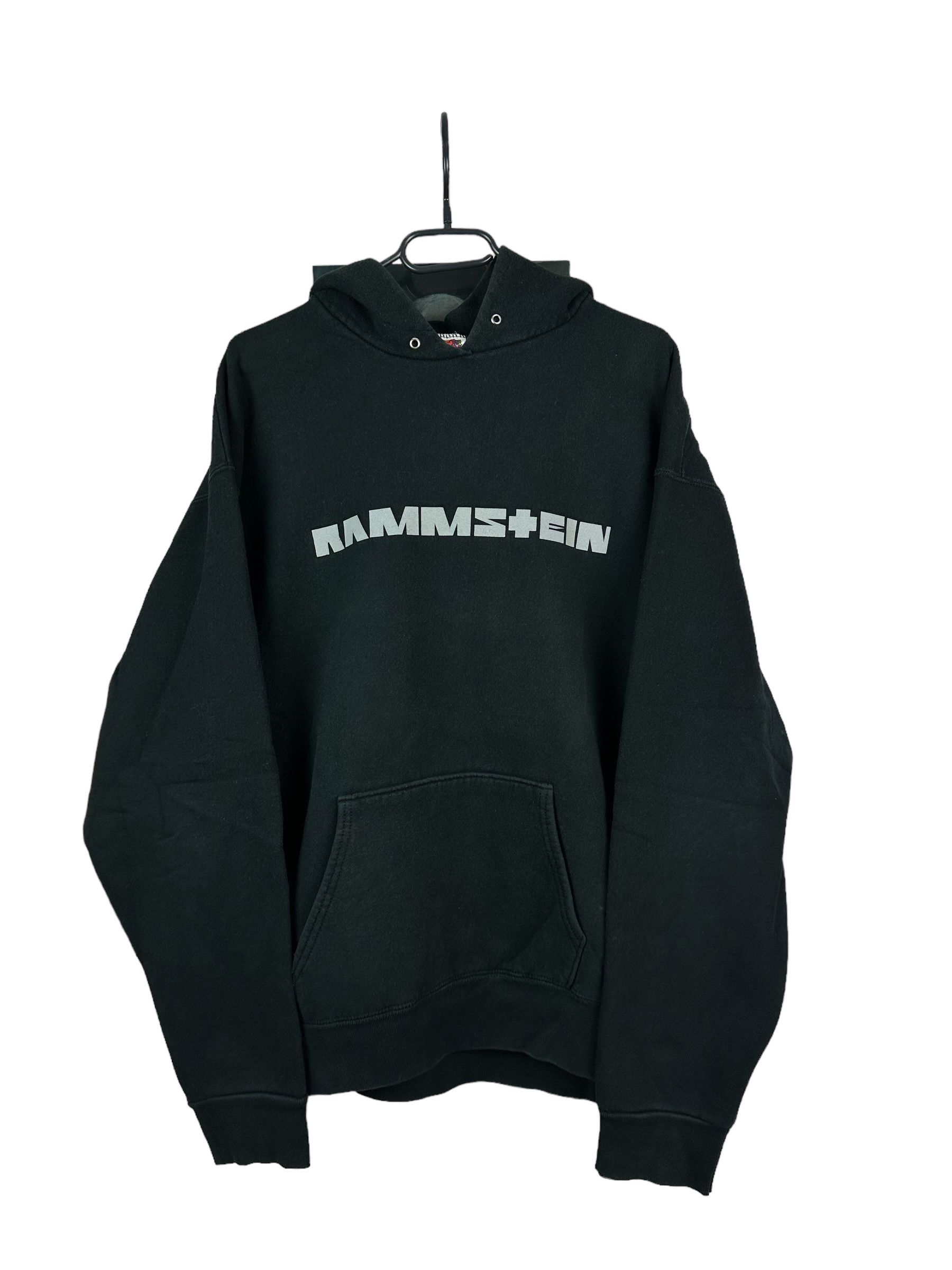 Band Tees × Vintage Vintage 2000's Rammstein Big Logo Hoodie Fire Rare Jacket Size US XL / EU 56 / 4 - 3 Thumbnail