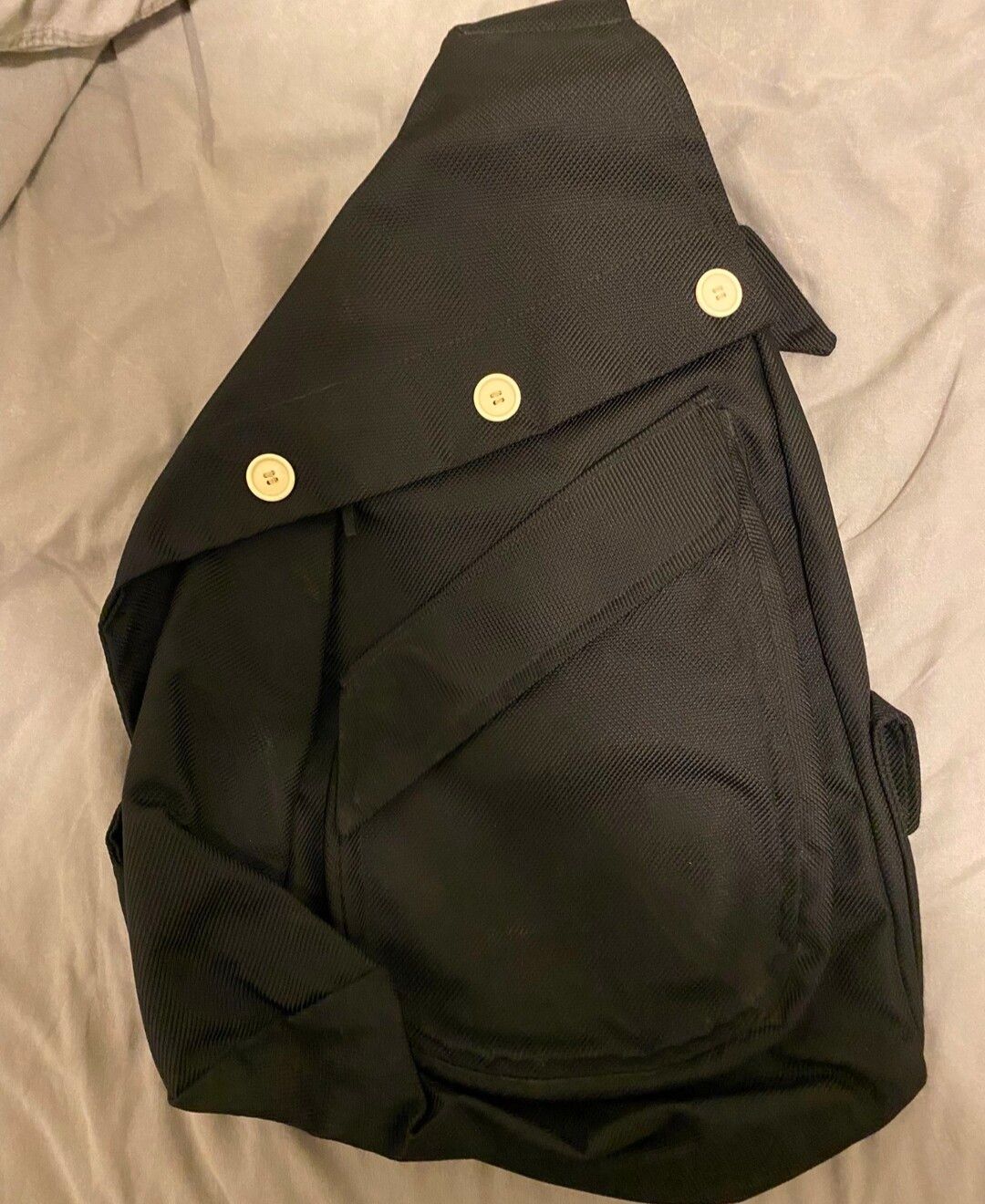 Pre-owned Raf Simons X Eastpak Hobo Bag In Black