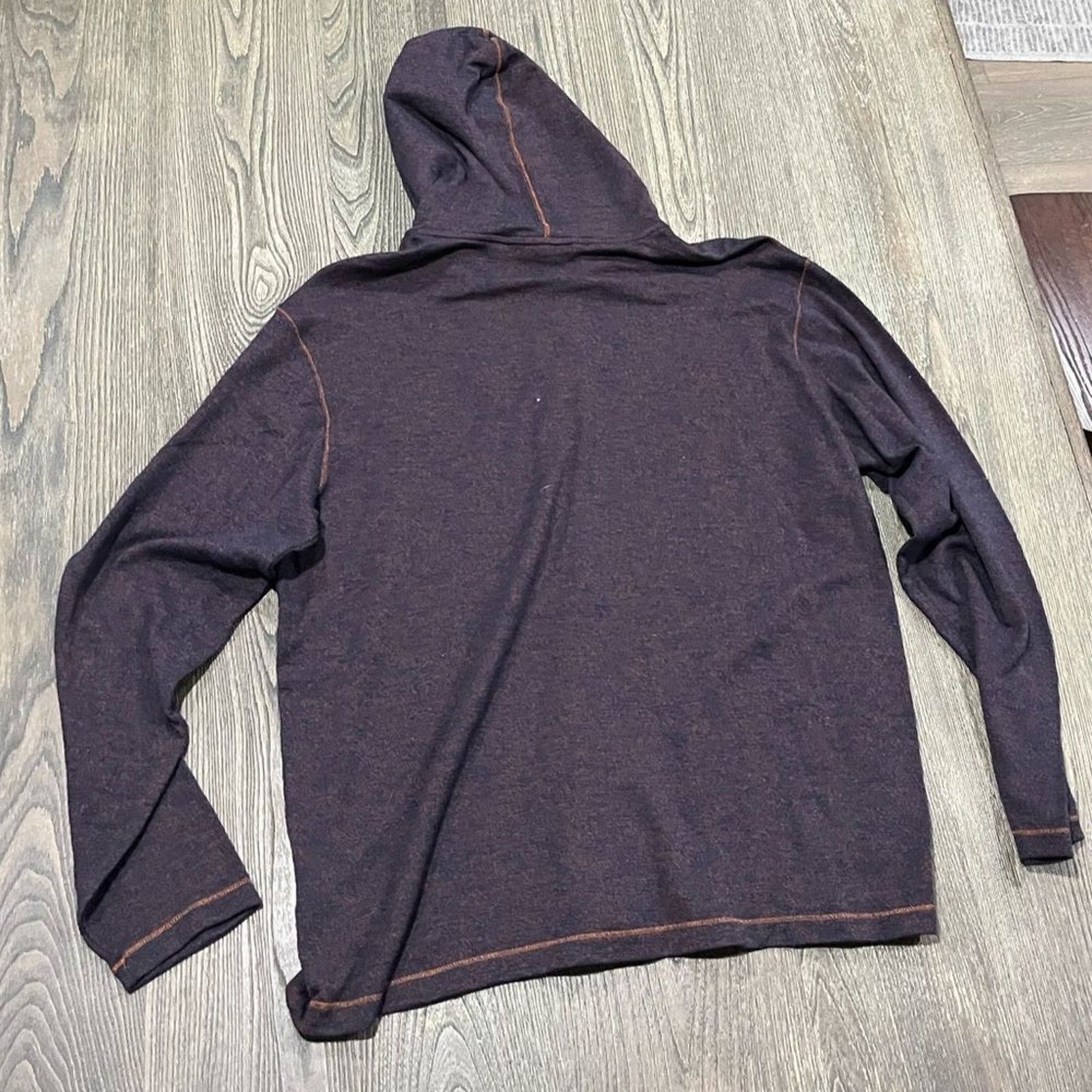 Vintage ROWM Hoodie Sweatshirt Long Sleeves 1/4 Zip Pullover L Size US L / EU 52-54 / 3 - 4 Thumbnail