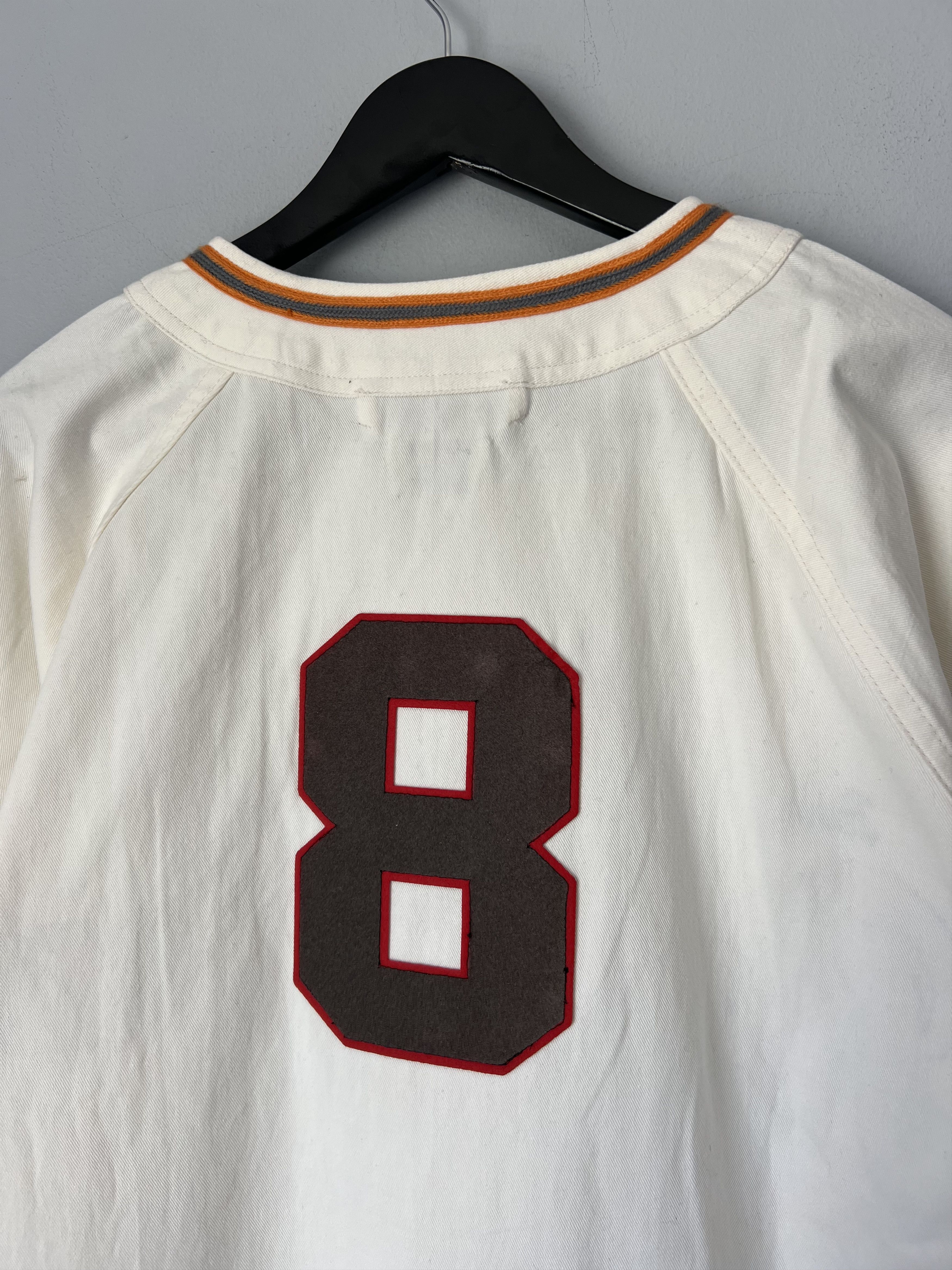 Bode Bode Baseball Shirt in White Size US L / EU 52-54 / 3 - 6 Thumbnail