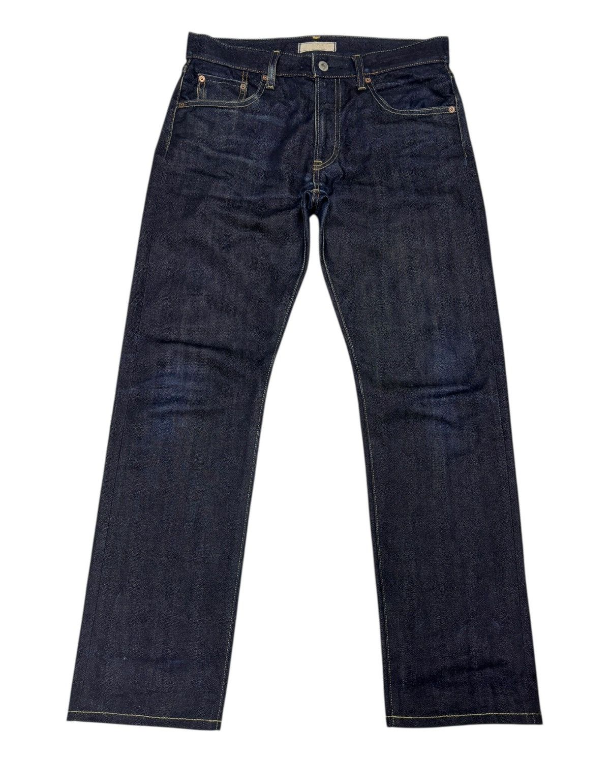 Undercover × Uniqlo NOS🔥UNIQLO JAPAN SELVEDGE BLUE DENIM JEANS UNDERCOVER STYLE Size US 30 / EU 46 - 7 Thumbnail