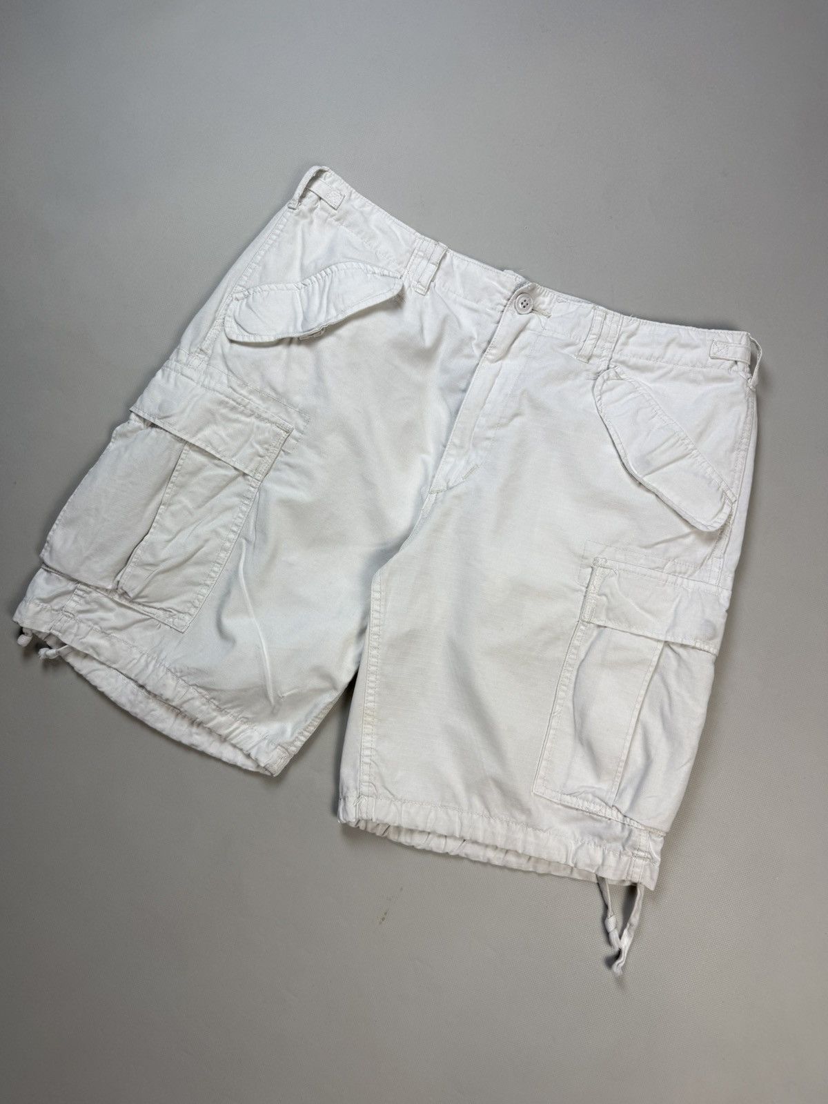 Polo Ralph Lauren Polo Ralph Lauren Men’s Military Khaki Drill Cargo Shorts Size US 36 / EU 52 - 2 Thumbnail