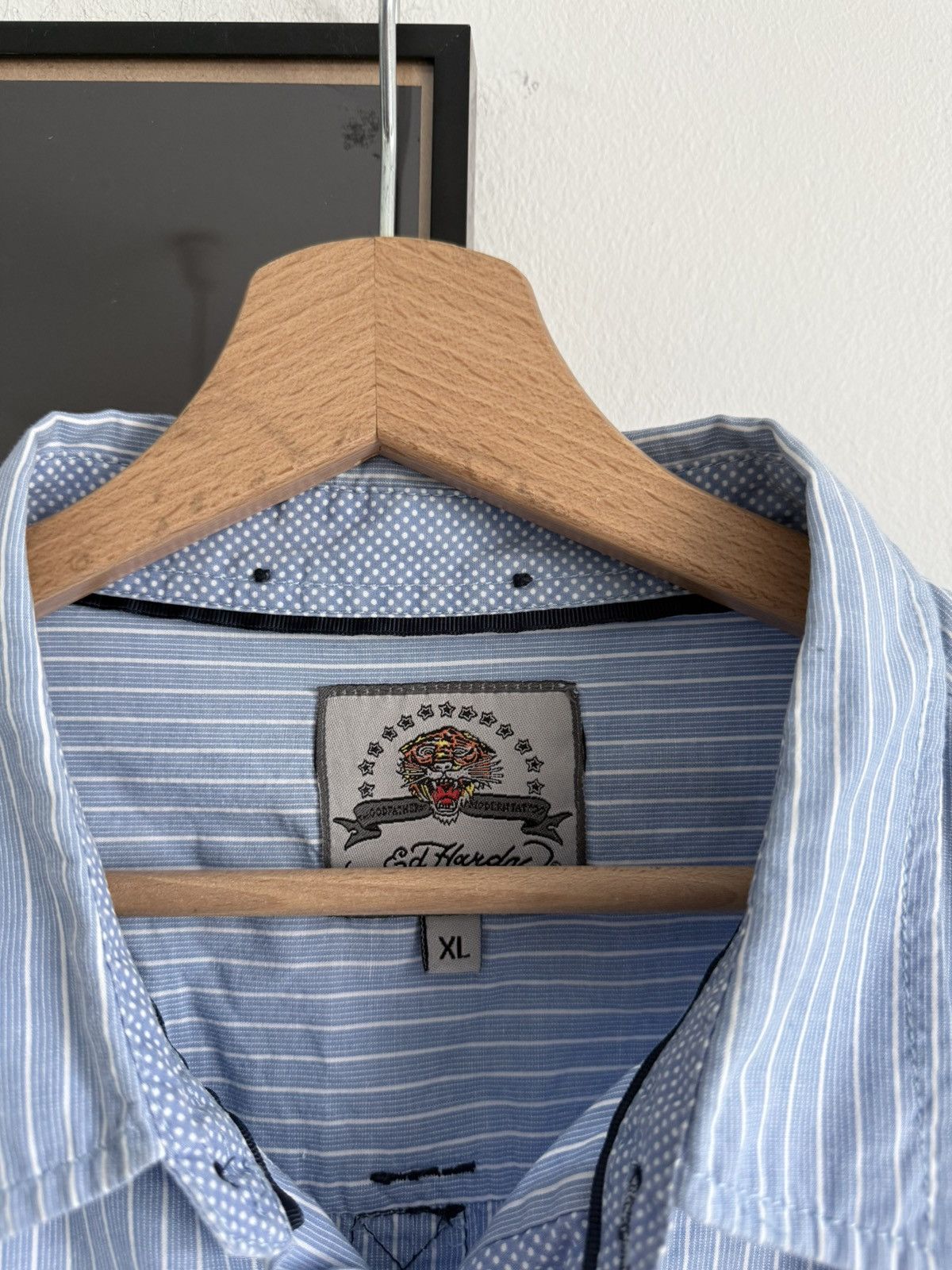 christian audigier dress shirts Christian Audigier Men's Western Plaid Snap-Up Dress Shirt | Size L | Long  Sleeve