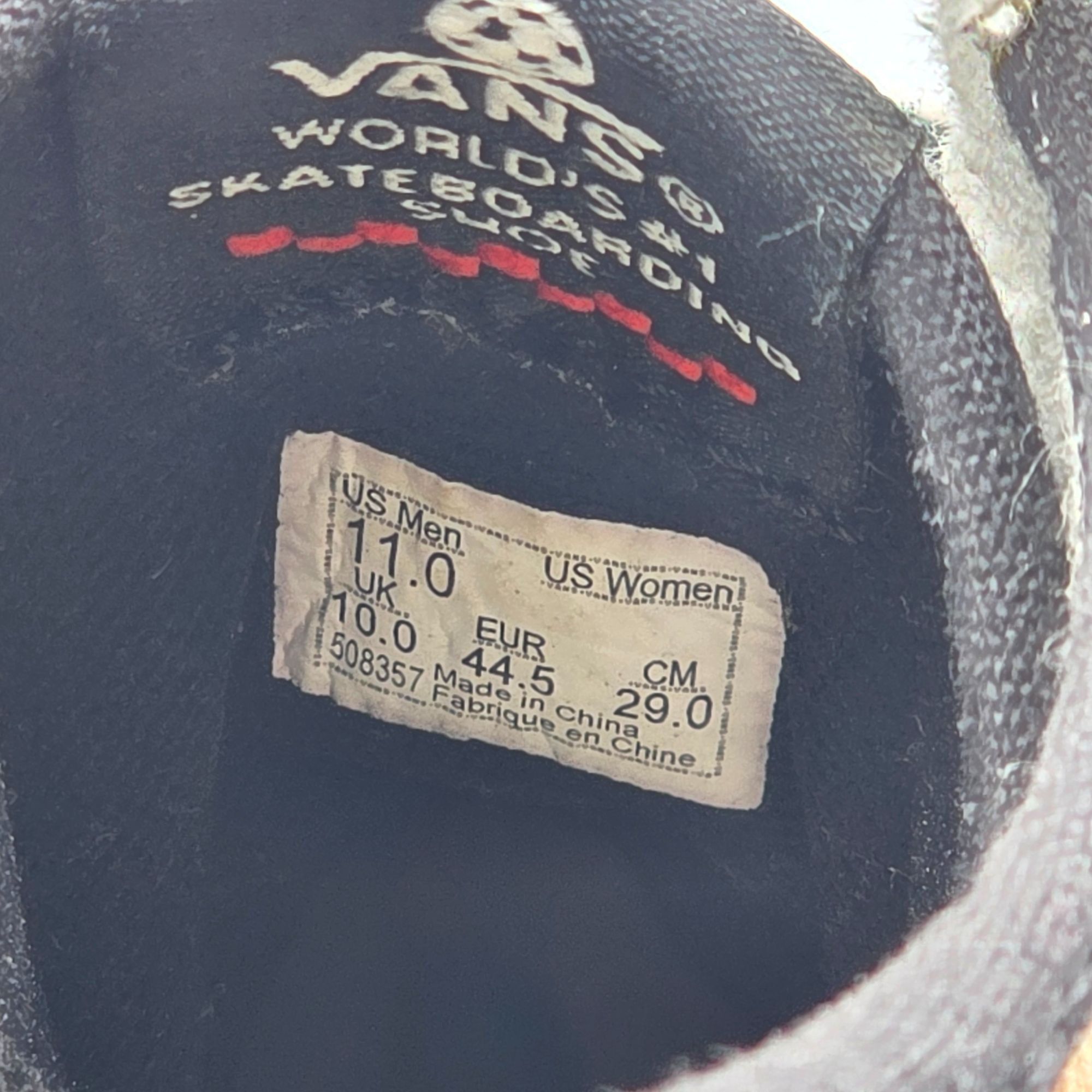 Vans Vans The Lizzie Mens Size 11 Black Athletic Shoes Skateboard Size US 11 / EU 44 - 6 Thumbnail