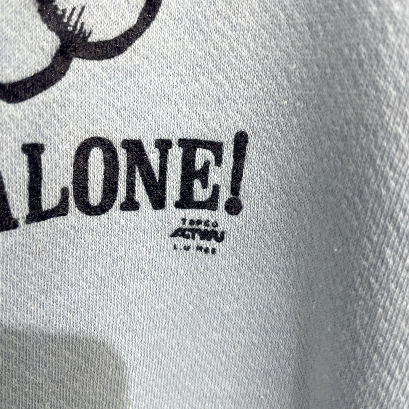 Vintage VINTAGE YANA You Are Not Alone Sweater Blue L Union Made Cotton Blend 1980s Grunge Mens Size US L / EU 52-54 / 3 - 7 Thumbnail