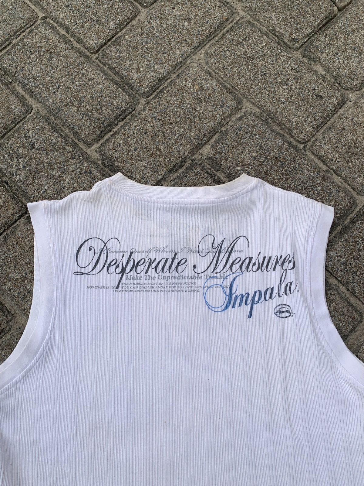 Japanese Brand Tank top vest impala laceup poem shirt Size US L / EU 52-54 / 3 - 9 Thumbnail