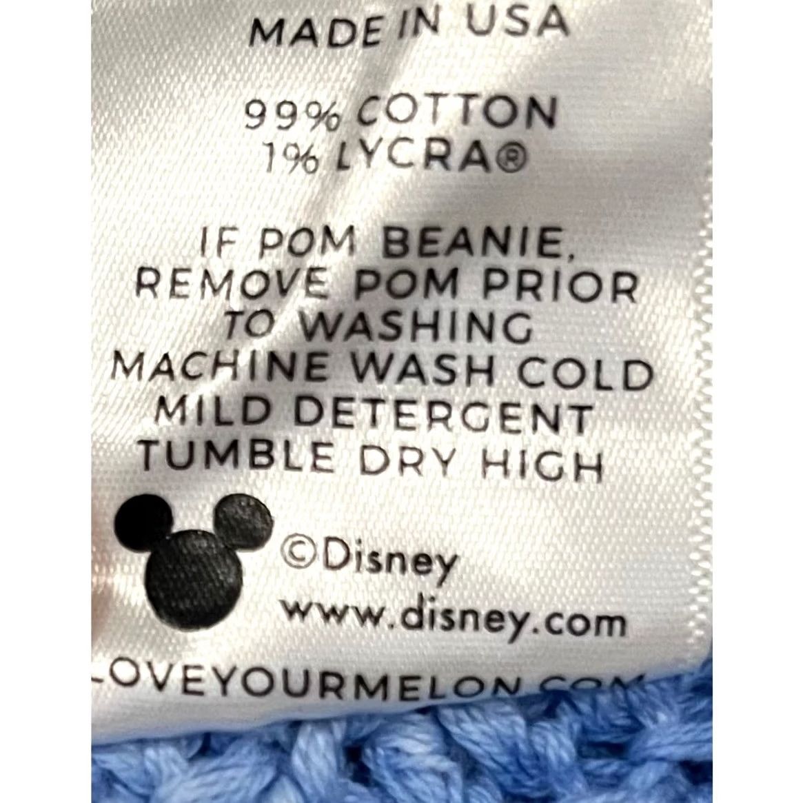 Disney Love Your Melon Disney Limited Edition Mickey Blue Tie Dye Beanie Hat Adult Unisex Adults One Size Blue Beanie Mickey Mouse Cap Curated Size ONE SIZE - 6 Thumbnail