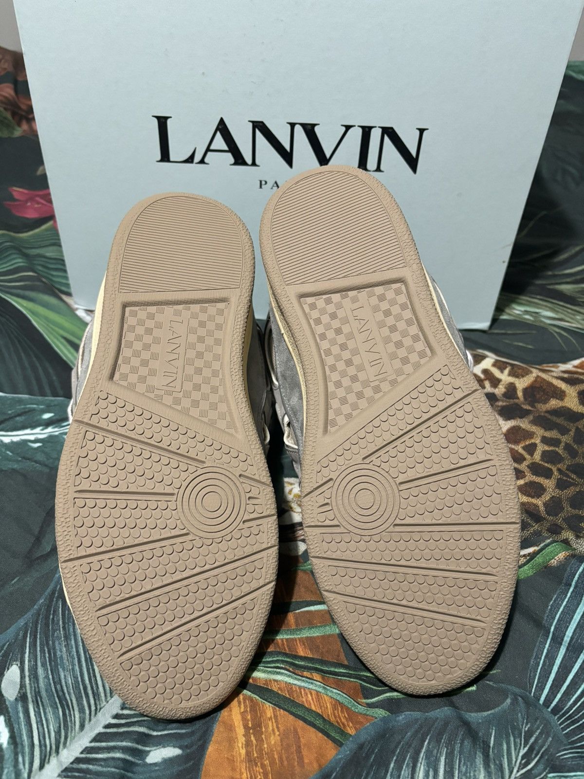 Lanvin CURB LEATHER SNEAKERS LANVIN Size US 9 / EU 42 - 2 Thumbnail