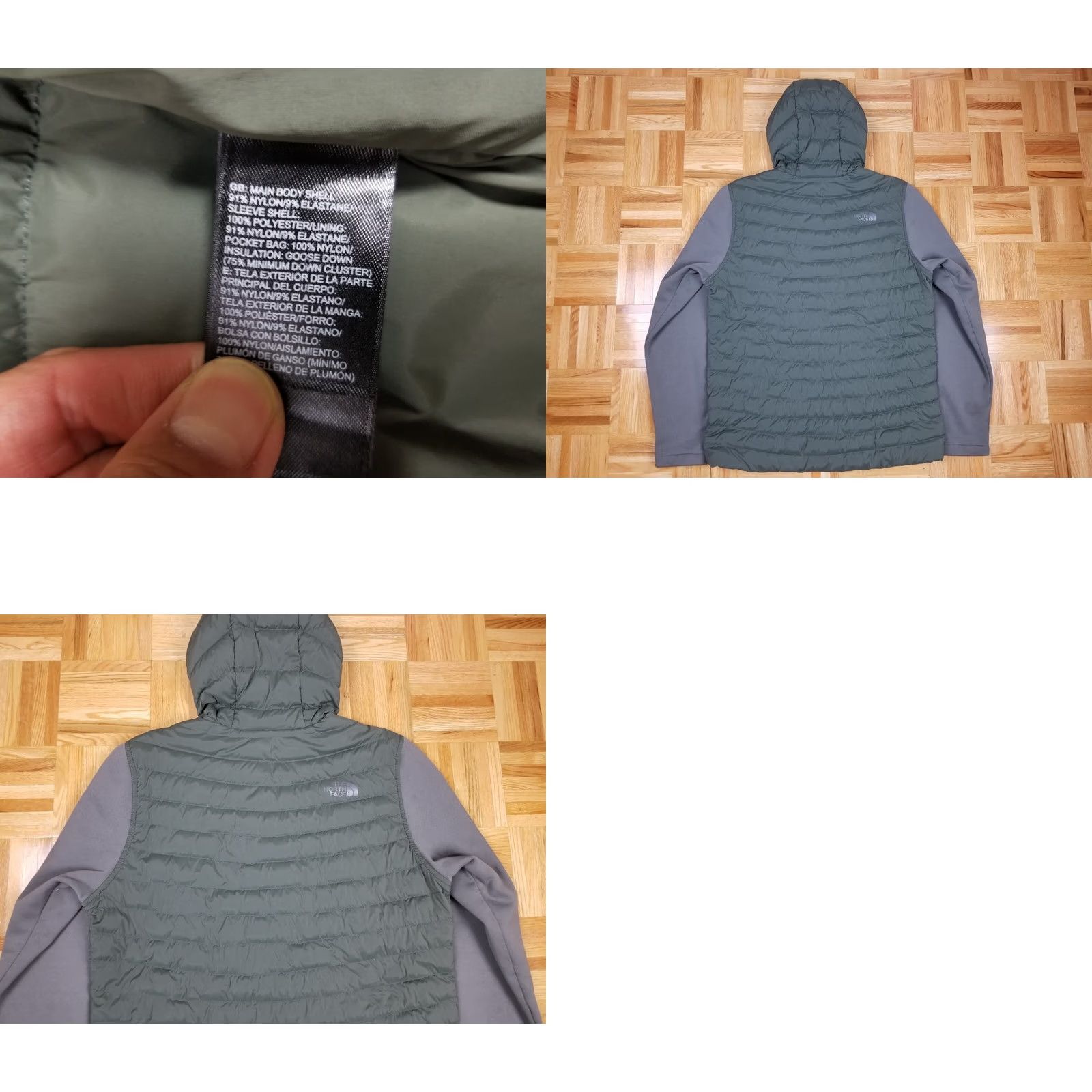The North Face VINTAGE The North Face 700 Goose Down Hooded Jacket MENS Large Gray Size US L / EU 52-54 / 3 - 8 Thumbnail