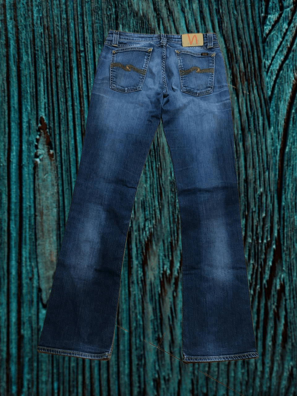 Nudie Jeans Nudie Jeans Distressed Button Fly Dark Den Size 27" / US 4 / IT 40 - 1 Thumbnail