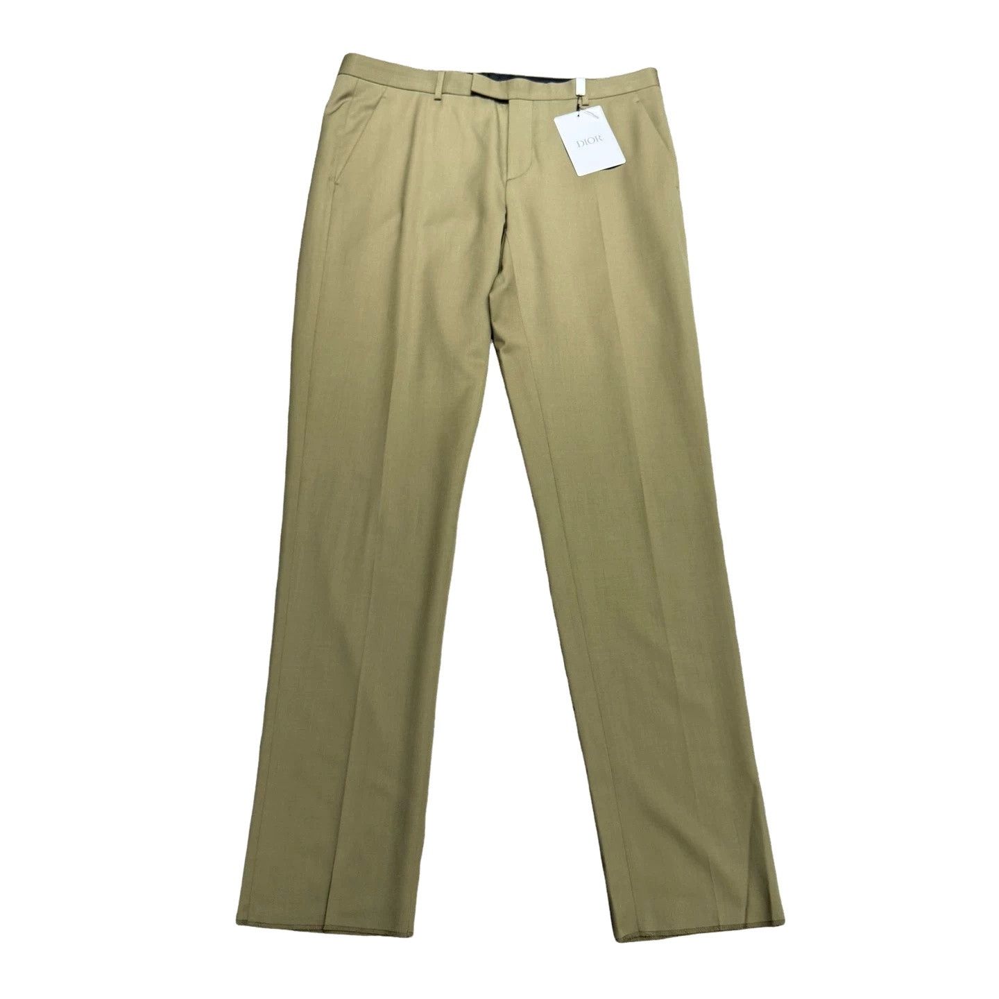 Dior Dior Olive Green Wool Trousers EU 54 Size US 38 / EU 54 - 1 Thumbnail