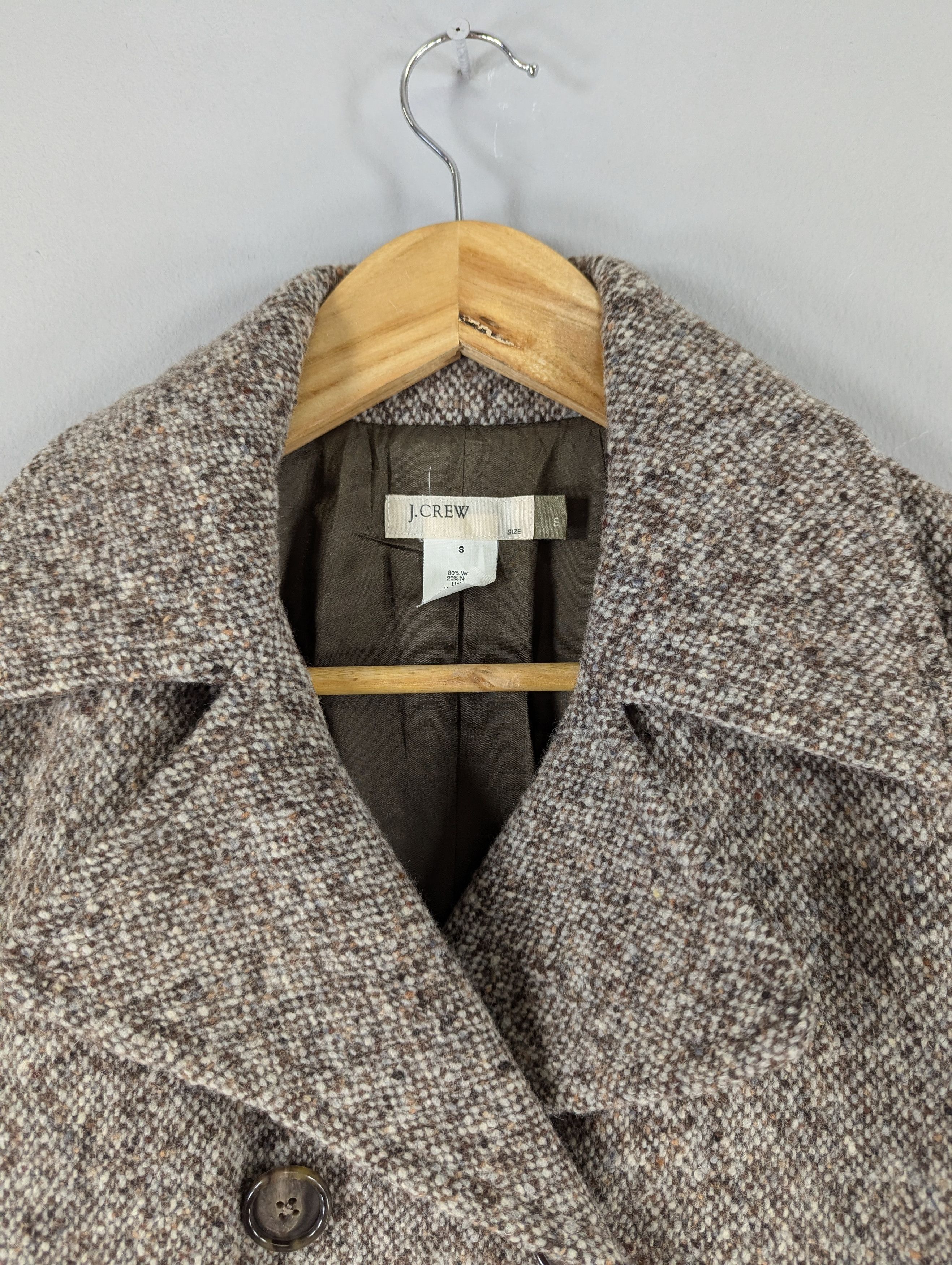 J.Crew Women's J.CREW Double Breasted Lined Wool Coat Jacket Size S Size S / US 4 / IT 40 - 6 Thumbnail