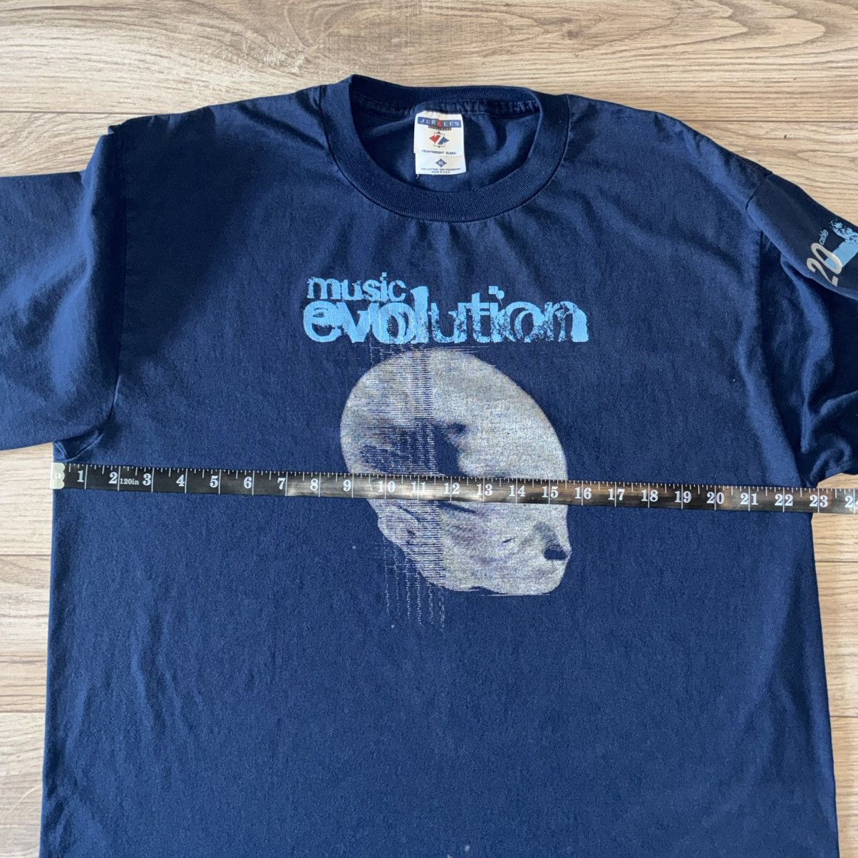 Jerzees Vintage Music Evolution long sleeve Size US XL / EU 56 / 4 - 6 Thumbnail